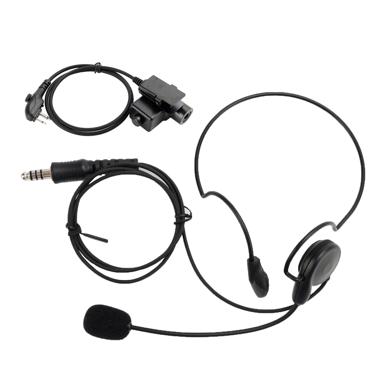 7.1-C7 Achterstekker Tactische Headset 6 Pin U94 PTT voor HYT TD500 TD510 TD520