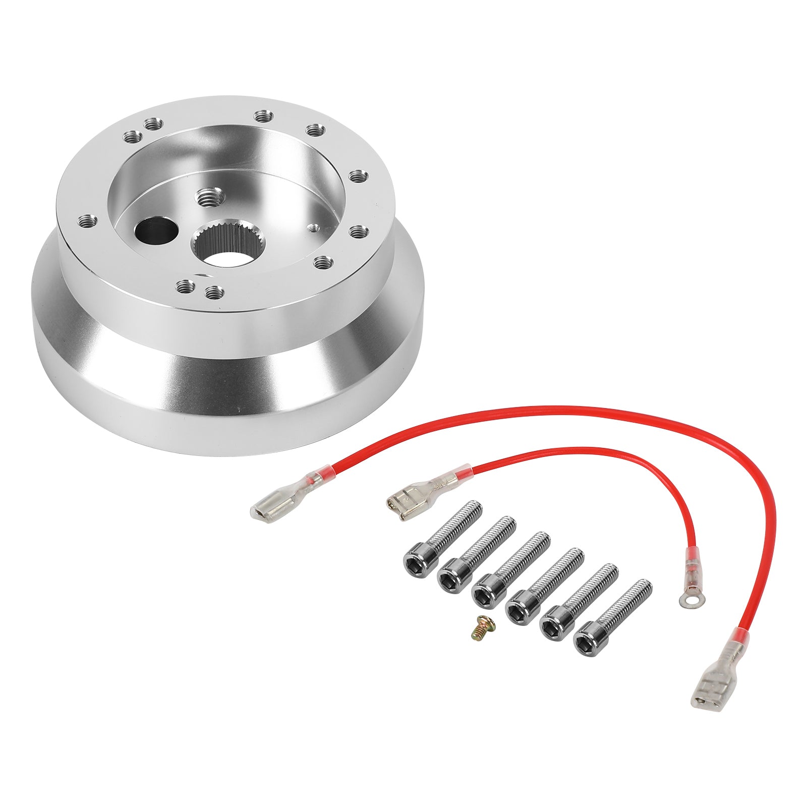 Kit adattatore mozzo corto lucido per volante a 5 e 6 fori Nuovo per Ididit generico GM Chevy