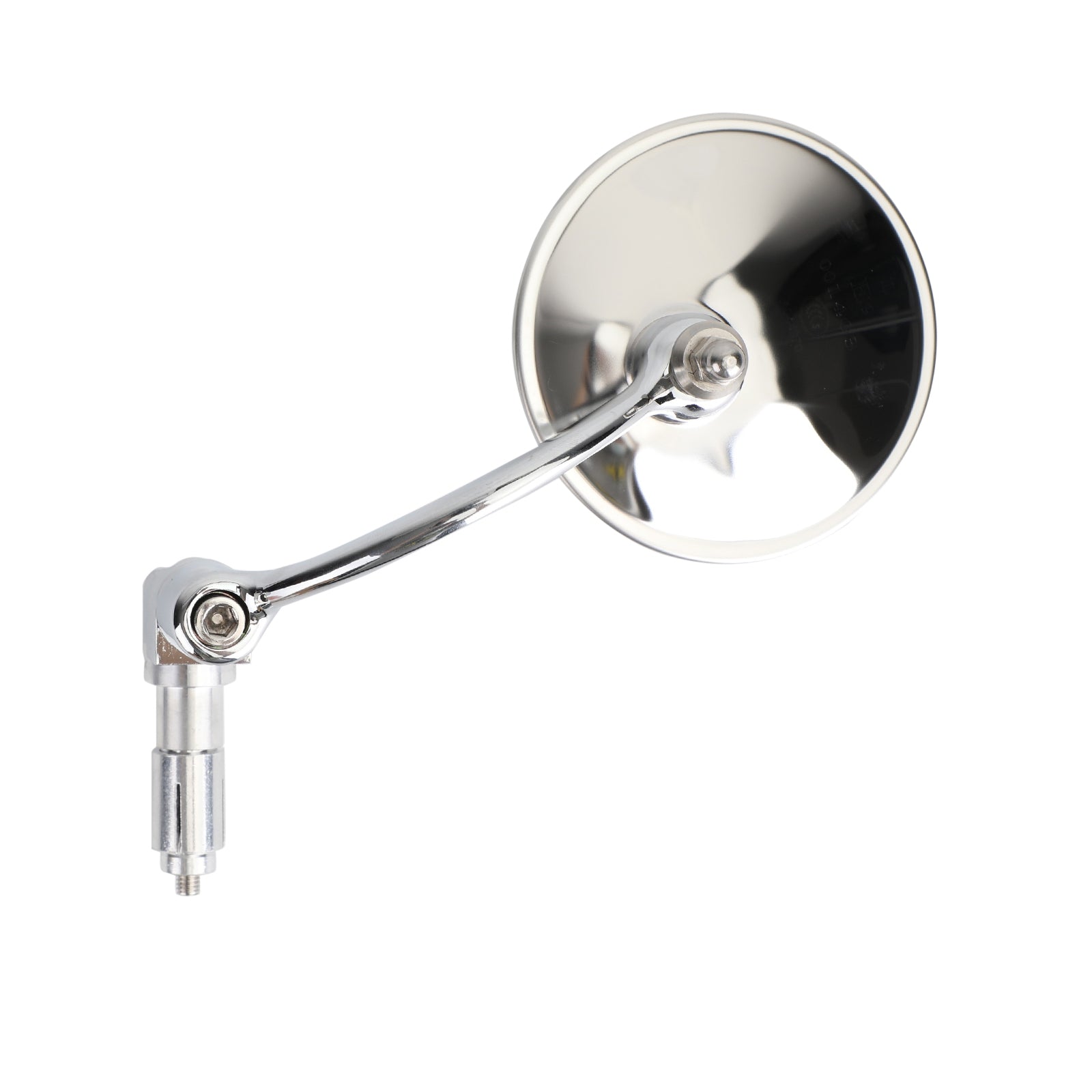 Rétroviseurs d'extrémité de guidon chromés pour moto Cafe Racer Old School Clubman 22mm générique