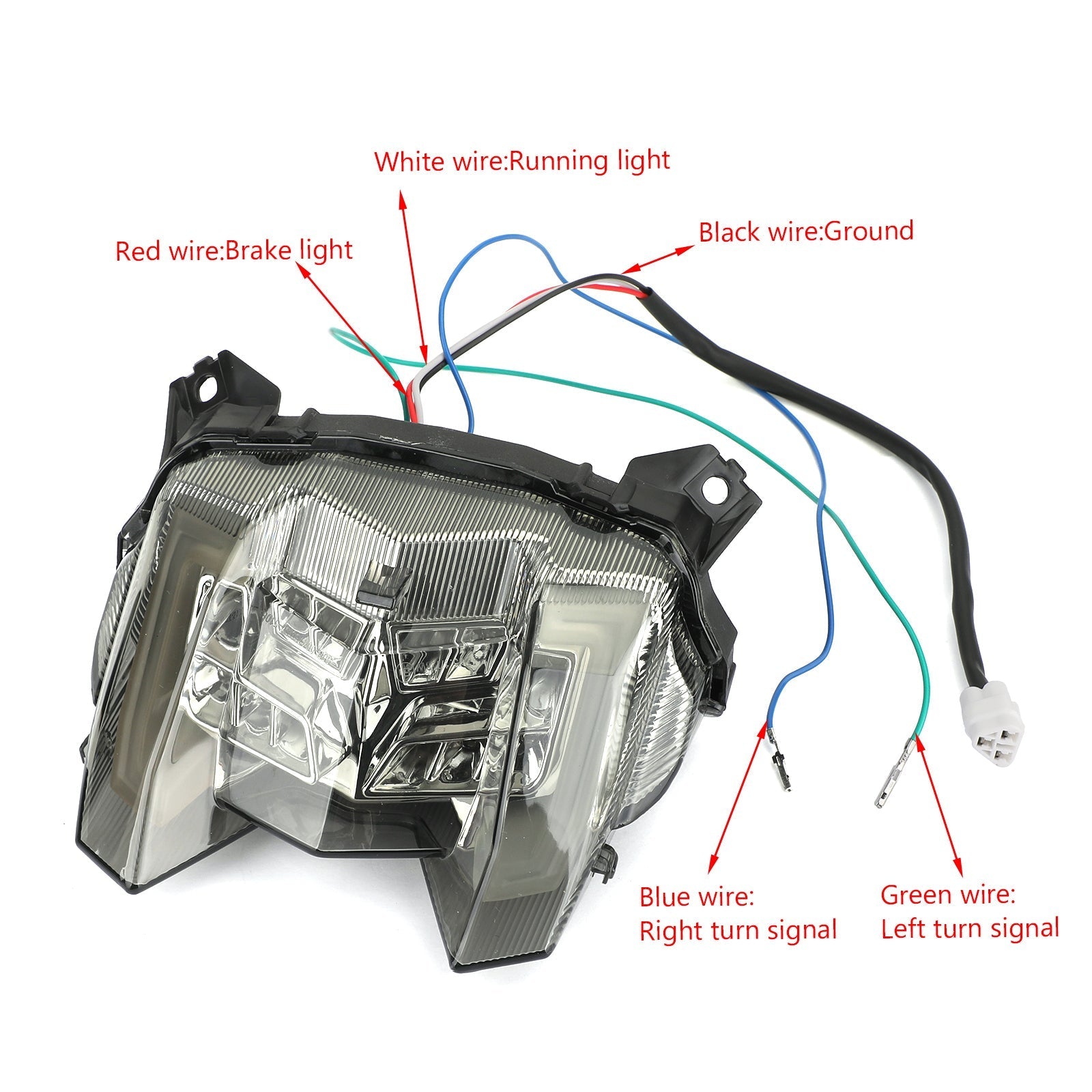 Feu arrière LED clignotants de frein arrière pour YAMAHA MT-09 FZ-09 2017-2019 générique