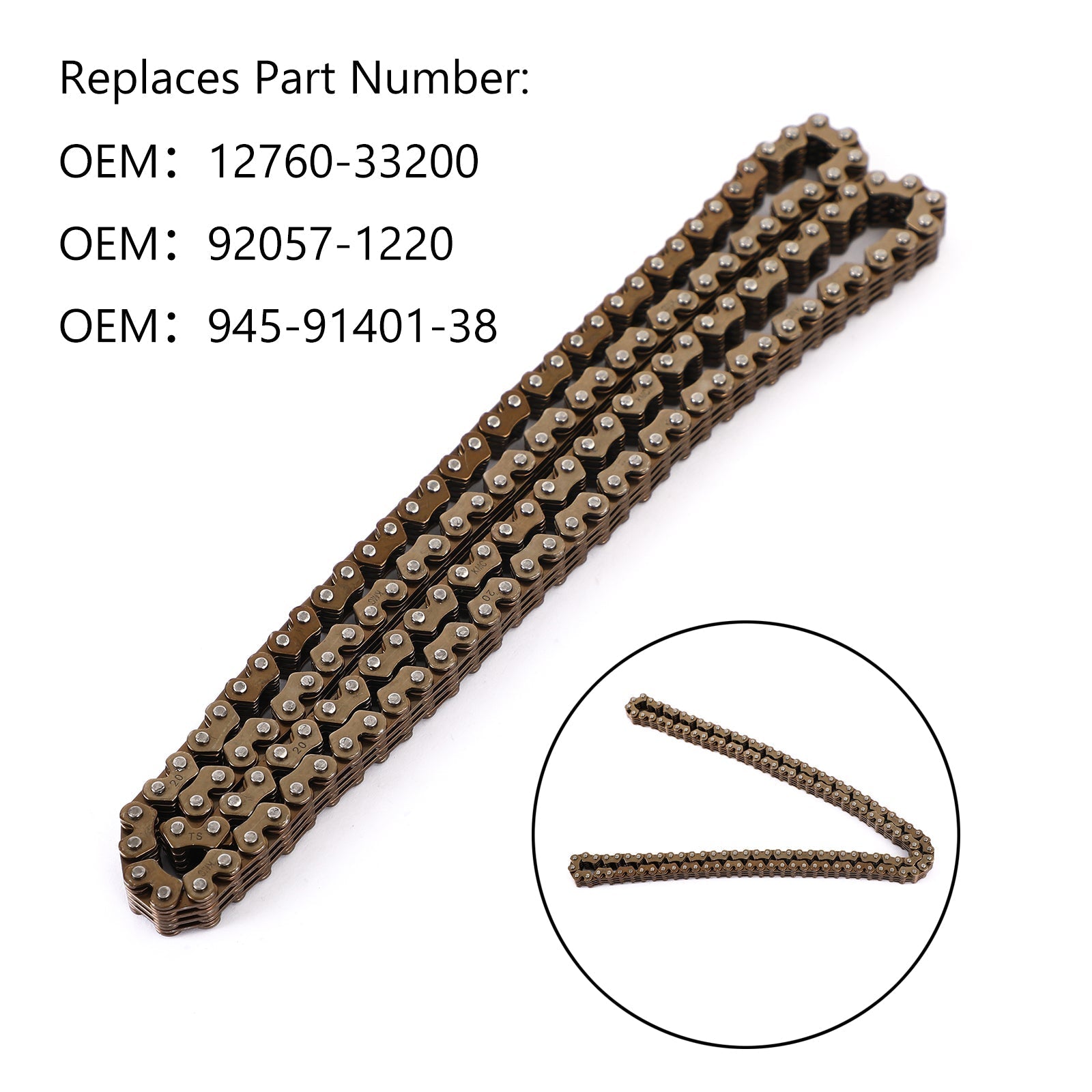 Łańcuch napędowy dla 92057-1220 Kawasaki Zx750 Zxr750 Gpx750R Ninja Zx-7 Ninja 750R Generic