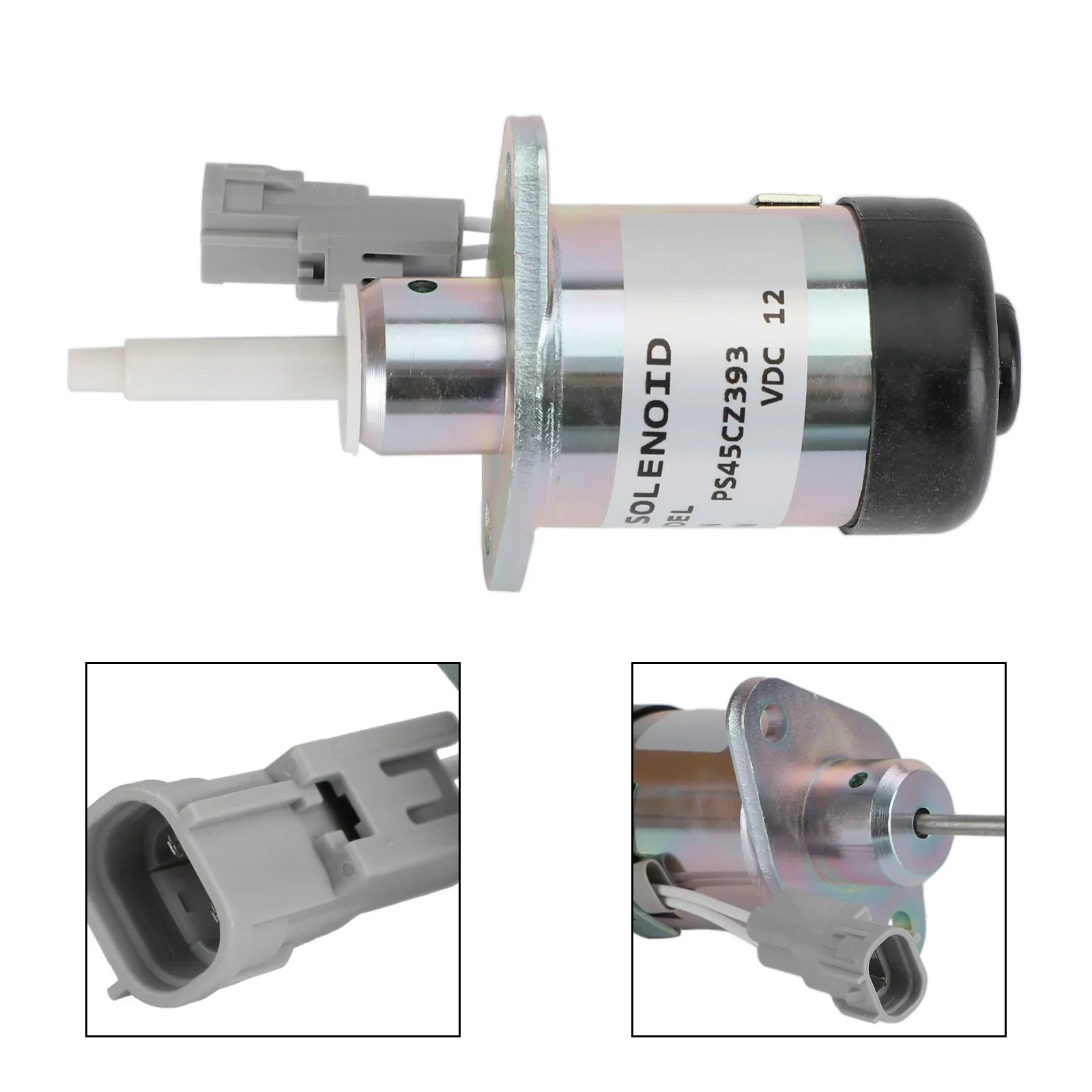 Elektromagnes odcinający paliwo PS45CZ393 dla Kubota V2607 V3307 Linde 1219 VOLVO55/80D