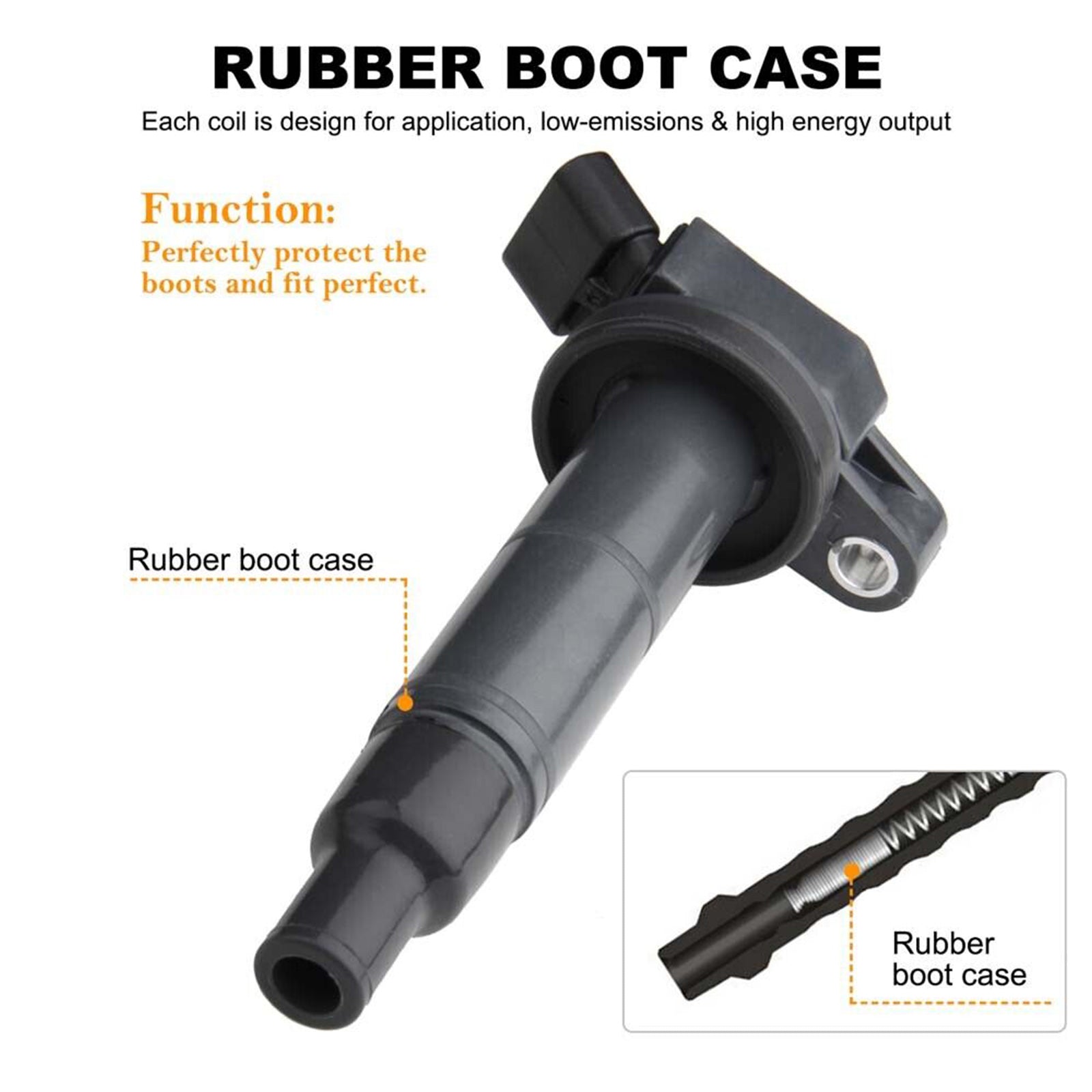 2004-2008 Toyota RAV4 L4 2.4L 4x bobine + UF333 UF494 bougie