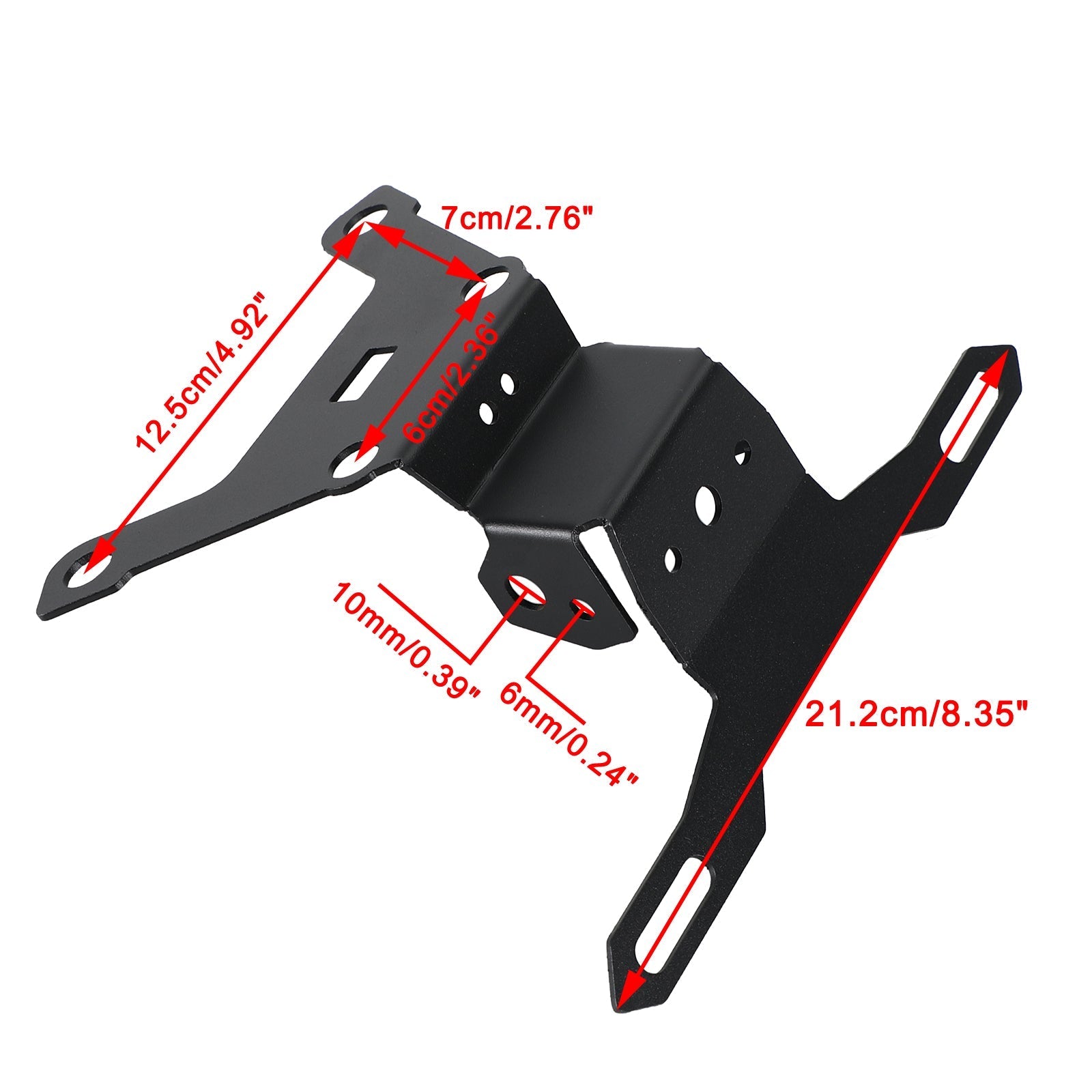 Uchwyt na tablicę rejestracyjną wspornik ramy dla Suzuki SV650 ABS 15-21 SV650X 18-21 Generic