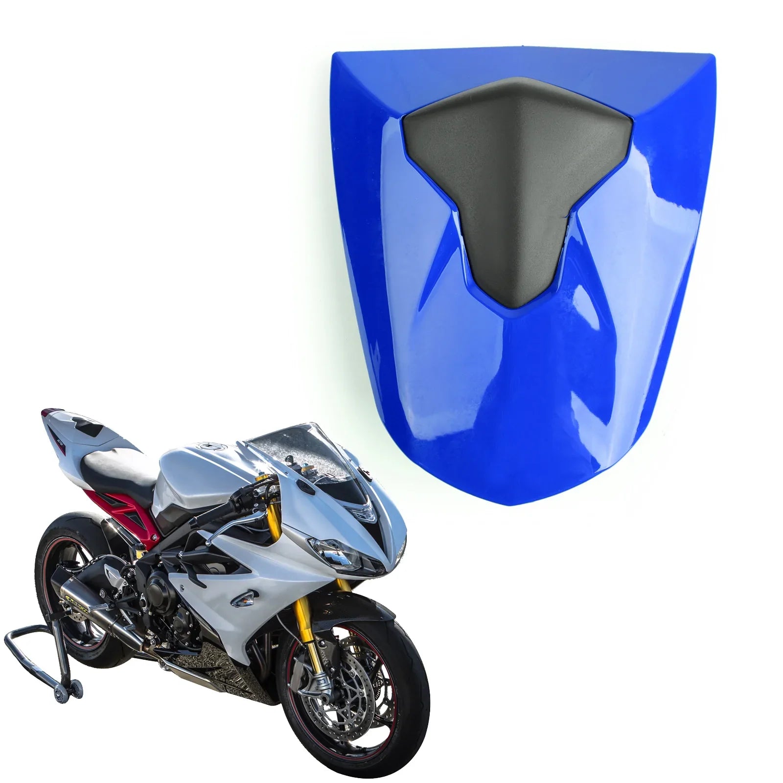 Daytona 675 y 675R 2013-2018 Sede del pasajero trasero en ABS