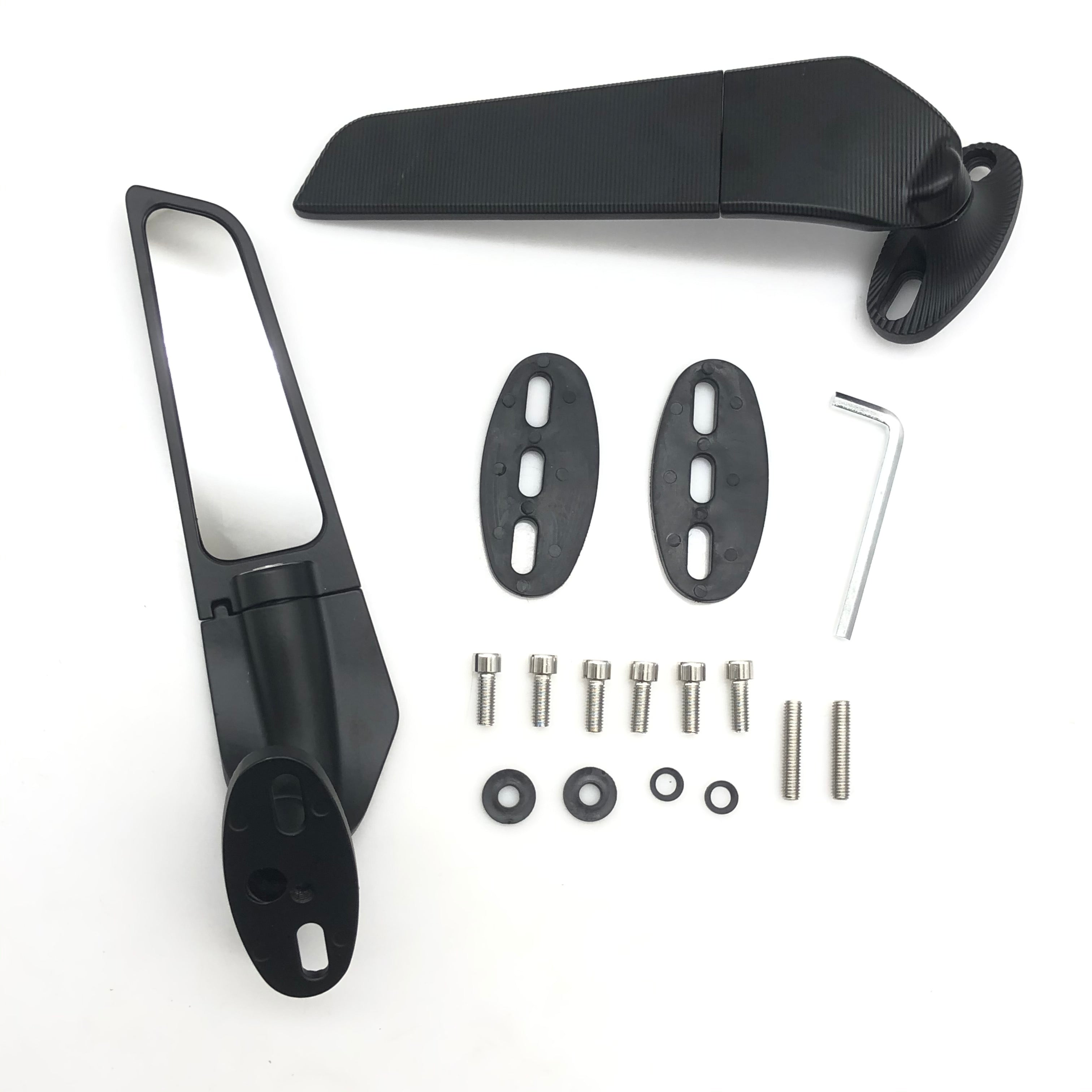 Yamaha R3 R25 R15 R1 R6 Rétroviseurs à Ailettes Pivotantes 28mm - 62mm