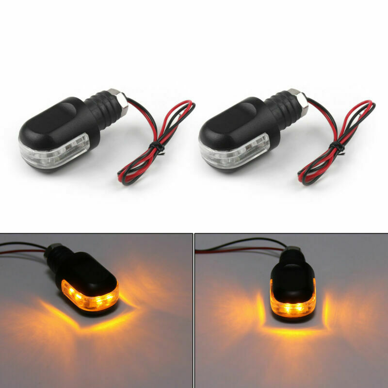 LENKERENDENBLINKER Blinklicht Migacz Ende Licht DE Lenker Schwarz Motorrad Generic