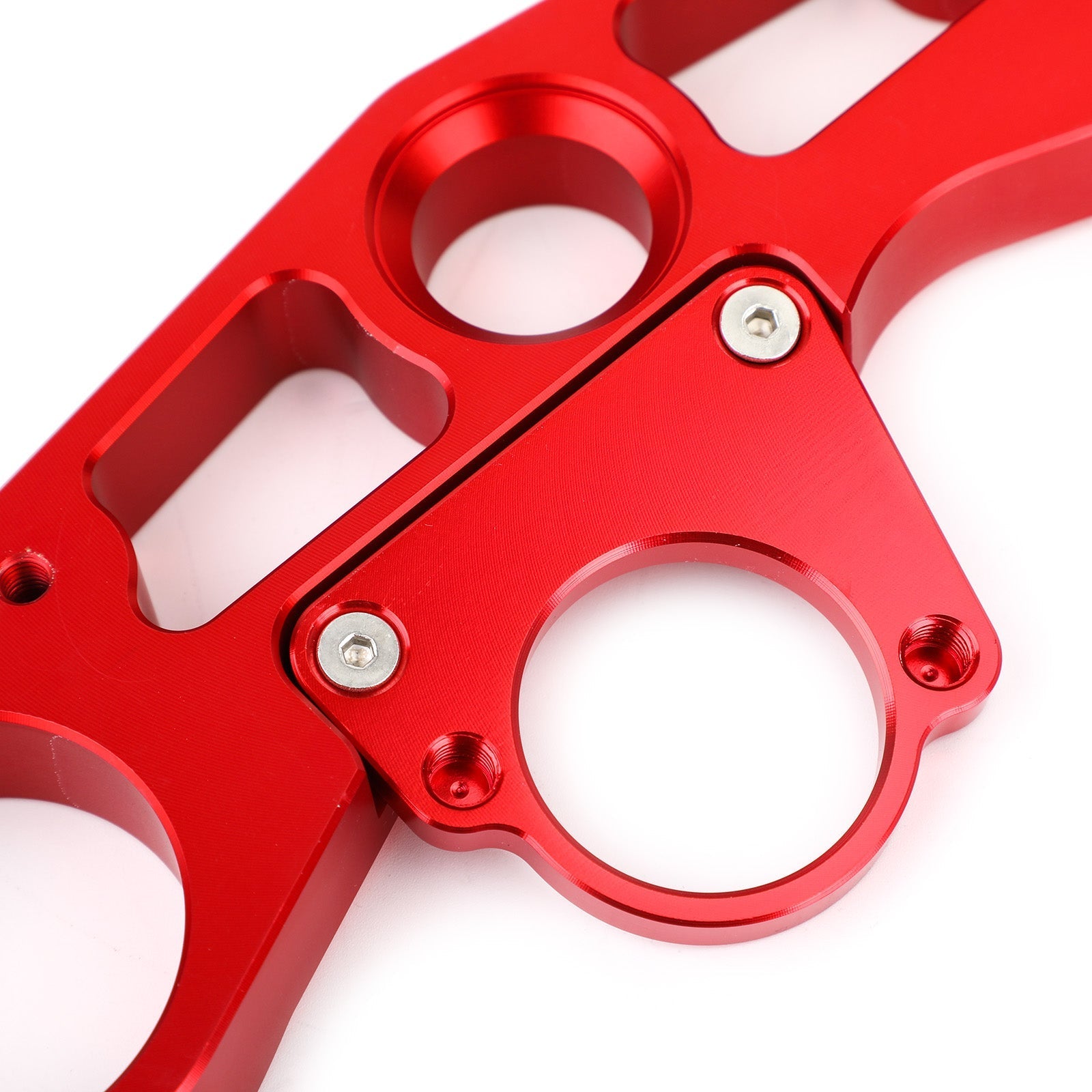 Abbassando la maglietta superiore per la forcella per Kawasaki Ninja ZX6R 09-12 Generico