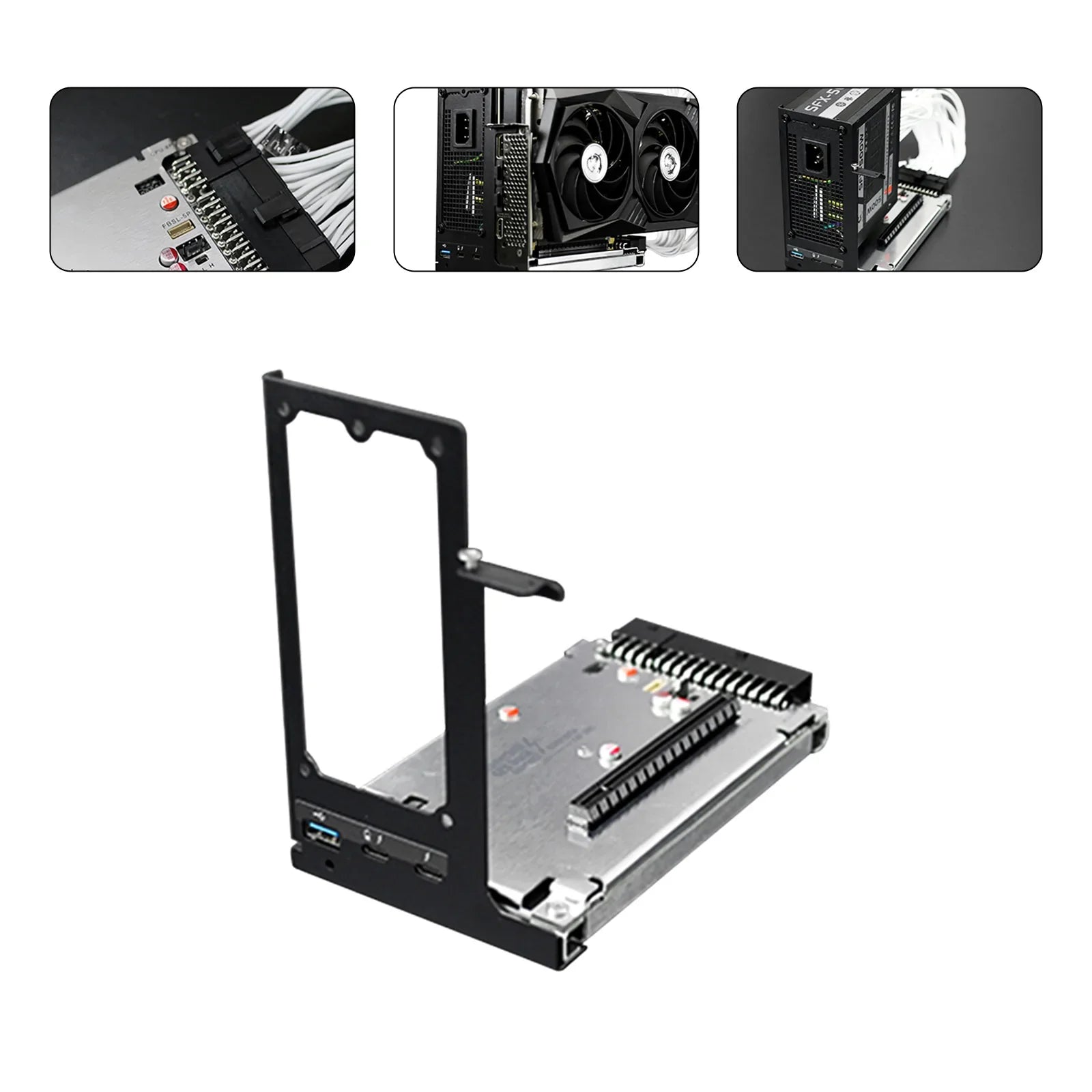 Support étendu pour carte graphique Thunderbolt 3 4 ports TH3P4G2 mini USB3.0