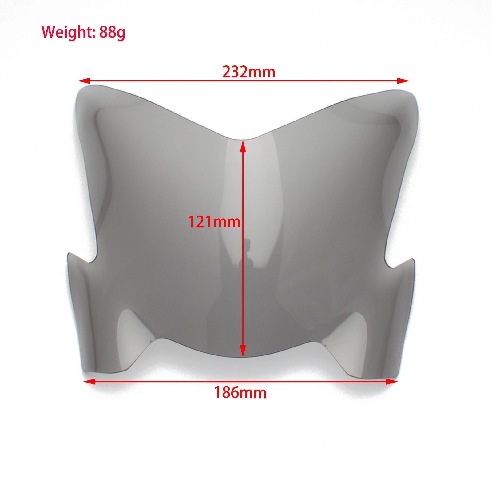 Zaščita prednjega žarometa, primerna za Suzuki GSX-S 1000 GSX S 1000 17-21? Generični dim