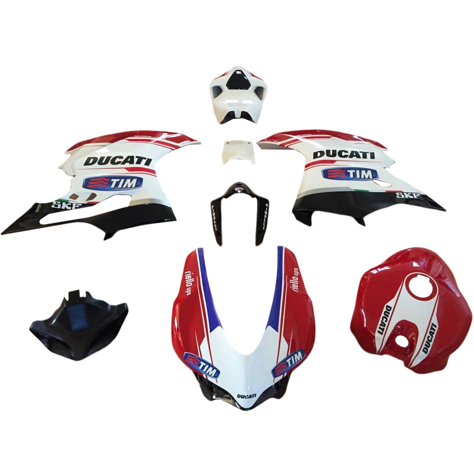Amotopart Ducati 1299 959 2015-2020 Kit Carénage Carrosserie Plastique ABS