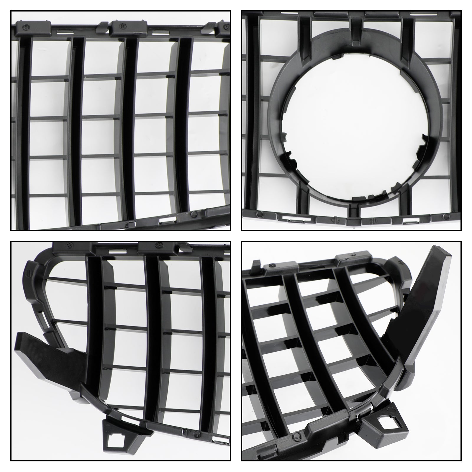 2016-2018 Clase A W176 Rejilla de parachoques delantero estilo Mercedes Benz GTR