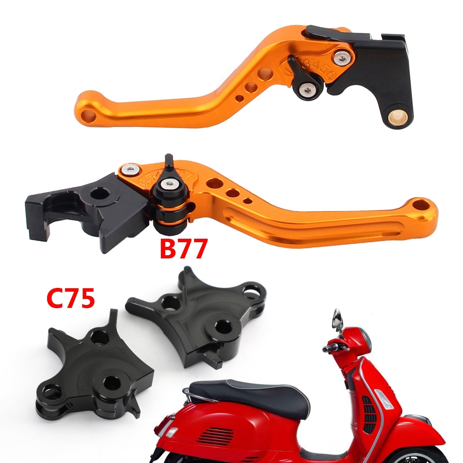 Motocikel kratke lovske ročice za BMW R1200GS Adventure (LC) 2014-2018 Generic