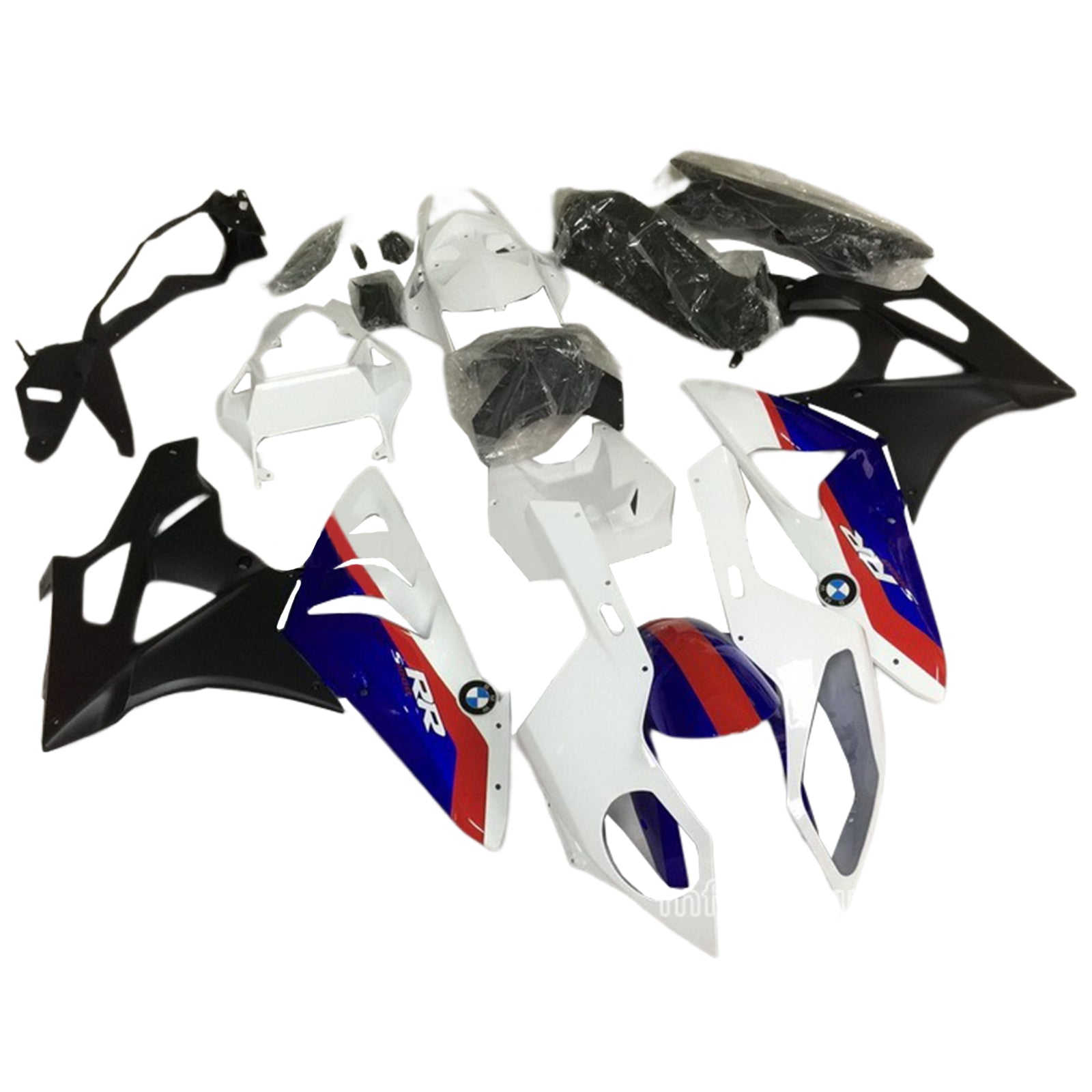 Amotopart BMW S1000RR 2009-2014 ABS kunststof carrosseriekuipset
