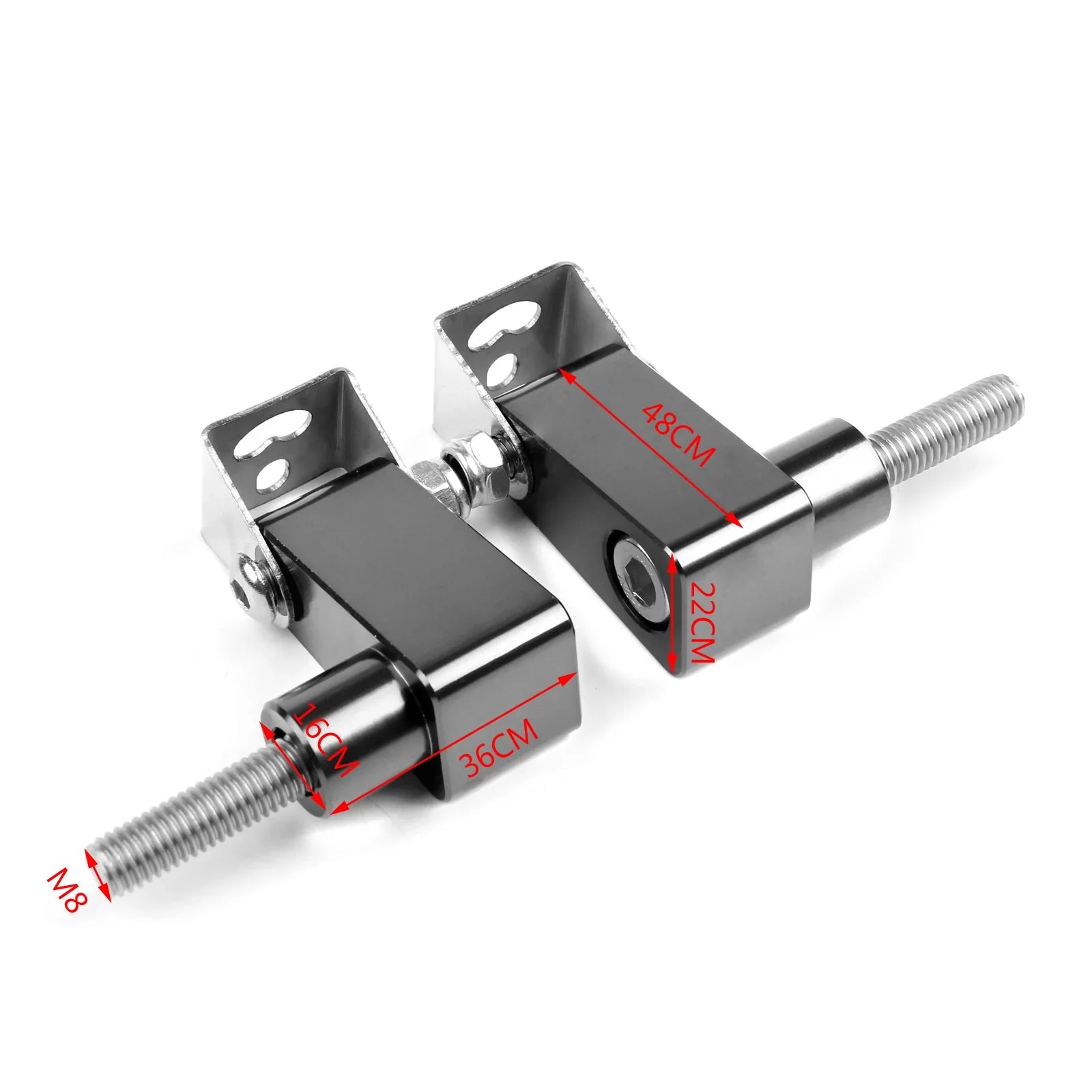 Par CNC Titan M8 Moto Moto Flow Flow Liguade Montaing Podpora za podporo