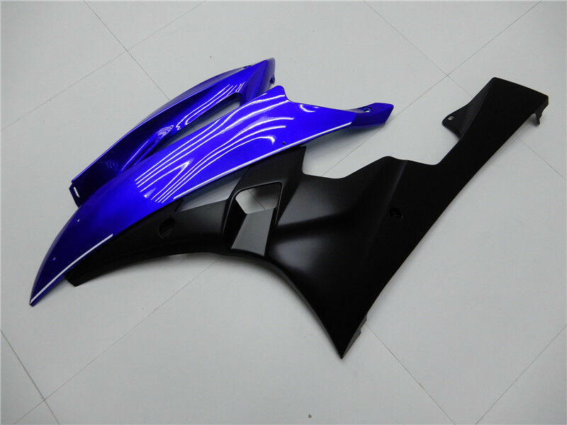 Amotopart Kuip Injectie Plastic Body Kit Voor YAMAHA YZF-R6 2006 2007 Blauw Zwart Generiek