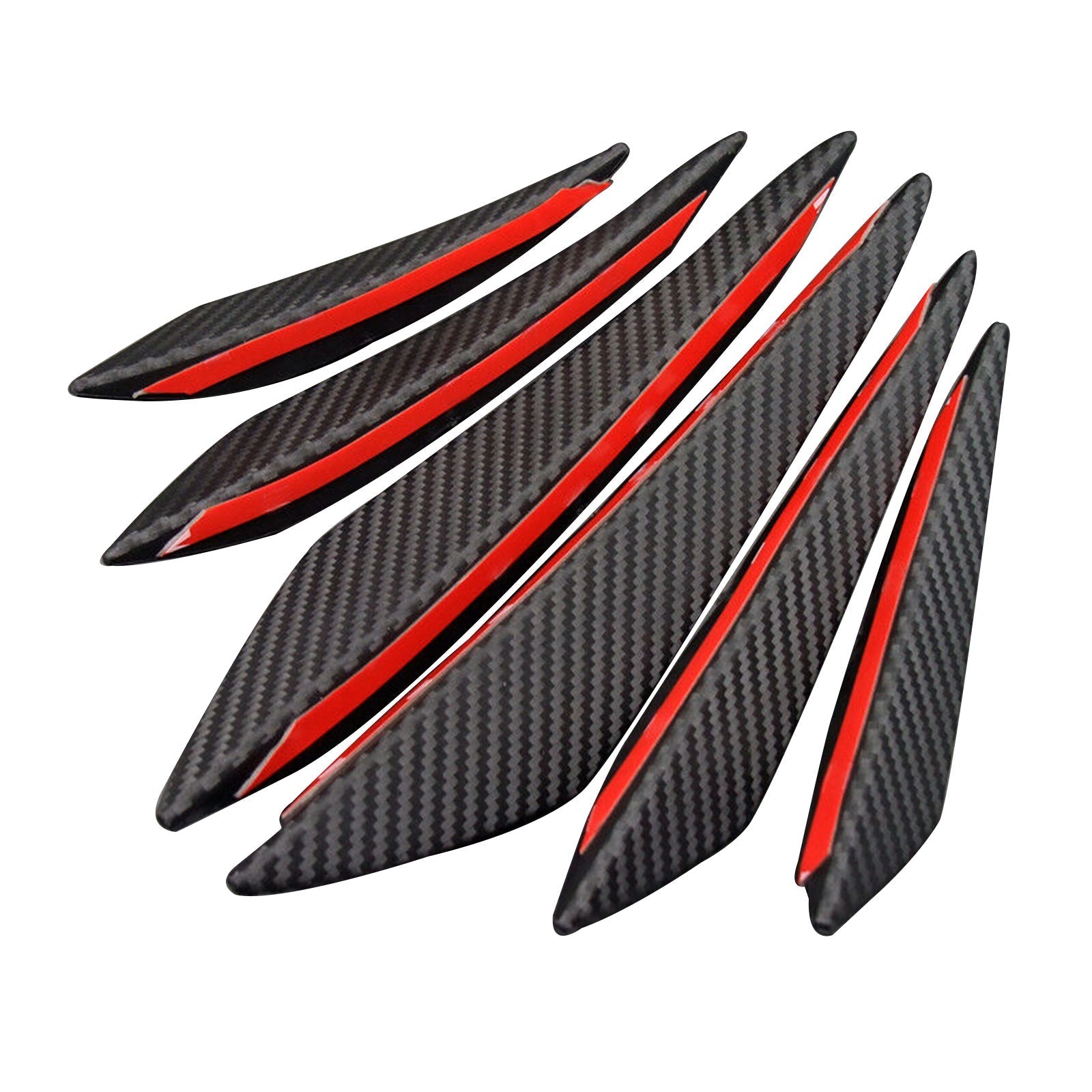 6pcs Universal Car/Auto Banper Front Boys Spoiler Ducks Rés generic