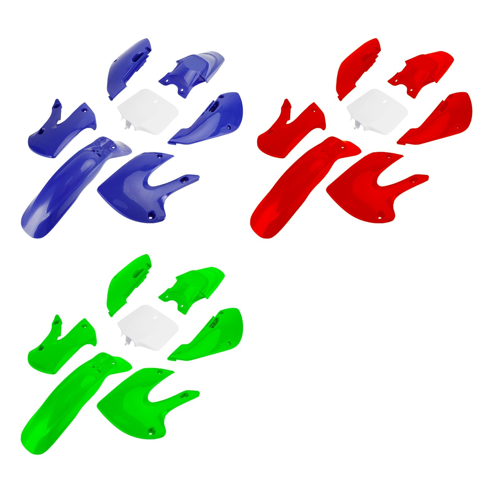 kawasaki KLX110 KLX65 RM65 DRZ110 komplet plastične abs korgije vbrizgavanje