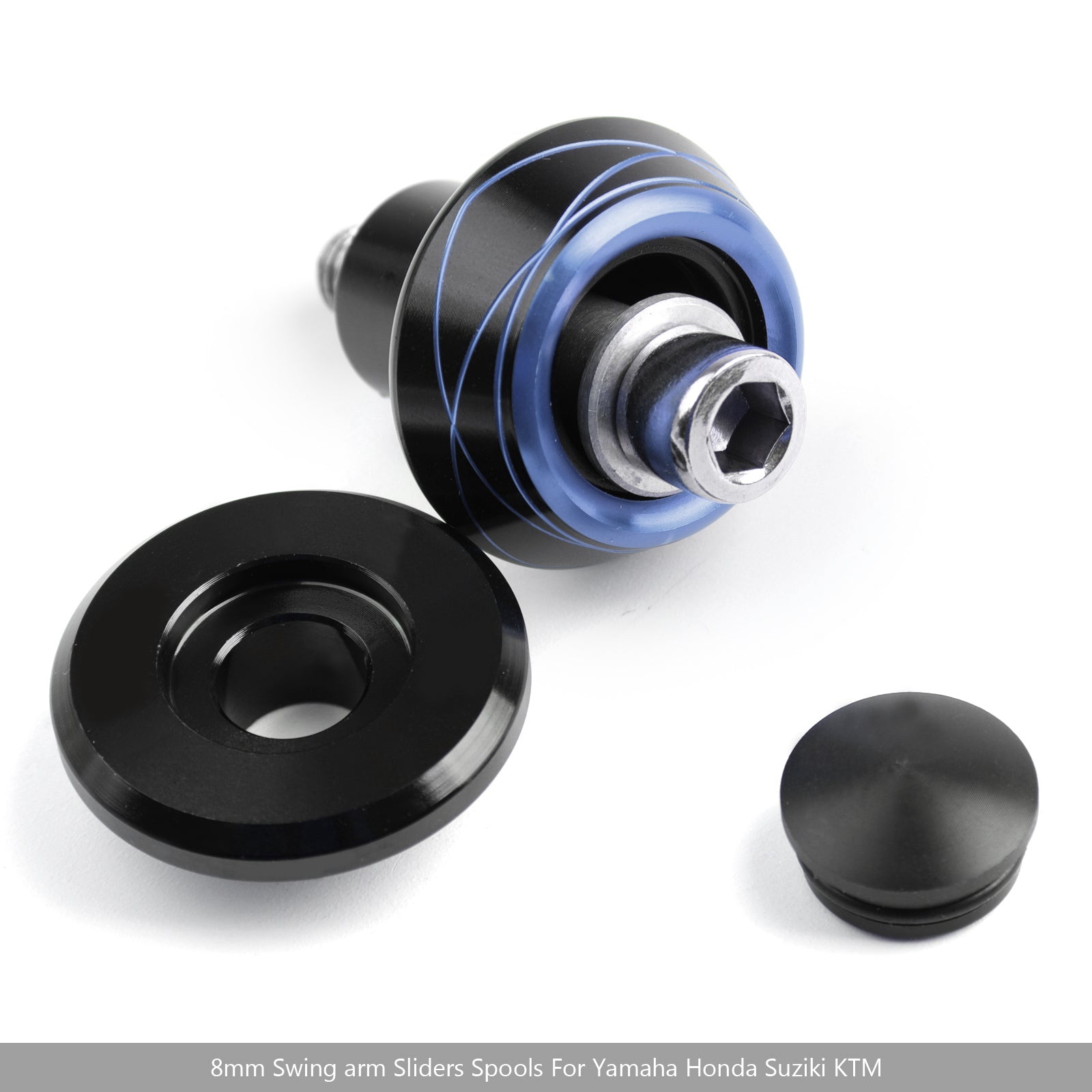 1 para 8 mm motocykl CNC huśtawka huśtawka bin bin cewka bobinów kursory dla Suzuki Honda