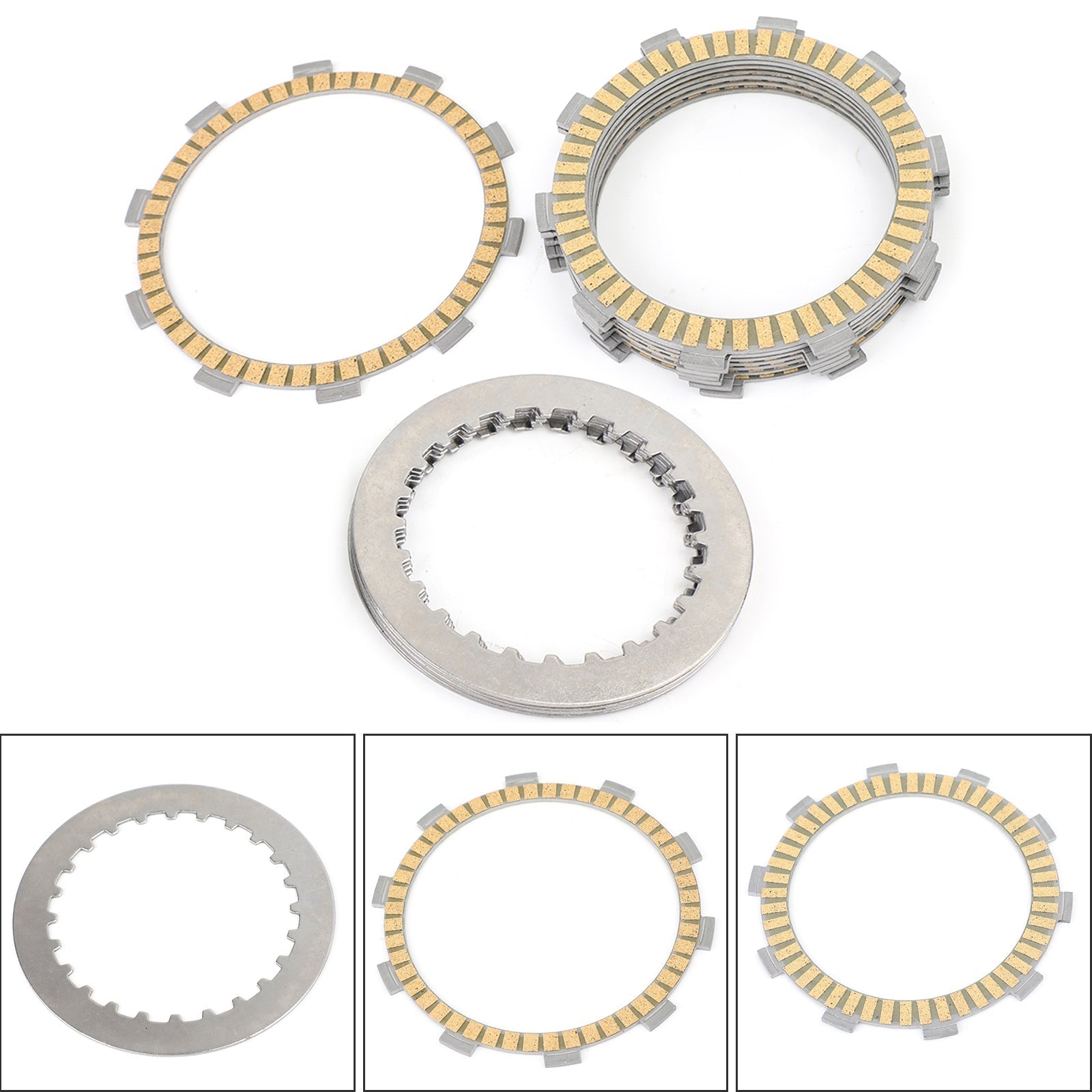 Kit de embrague de acero y discos de fricción para Honda NC700X/S NC750X/S CTX700N 2012-2018 Genérico