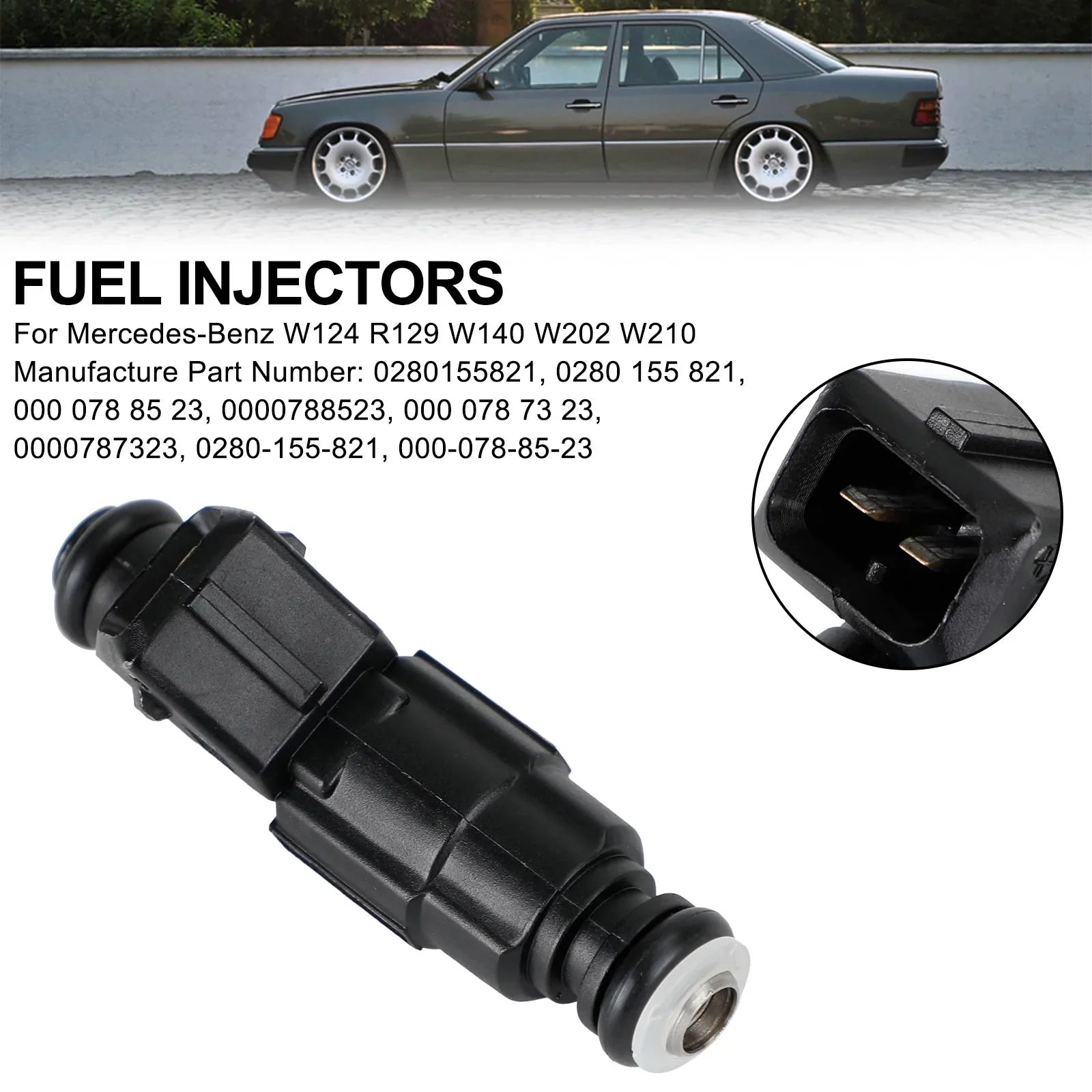 1 pièces mercedes-benz W124 R129 W140 W202 W210 injecteur de carburant 0280155821