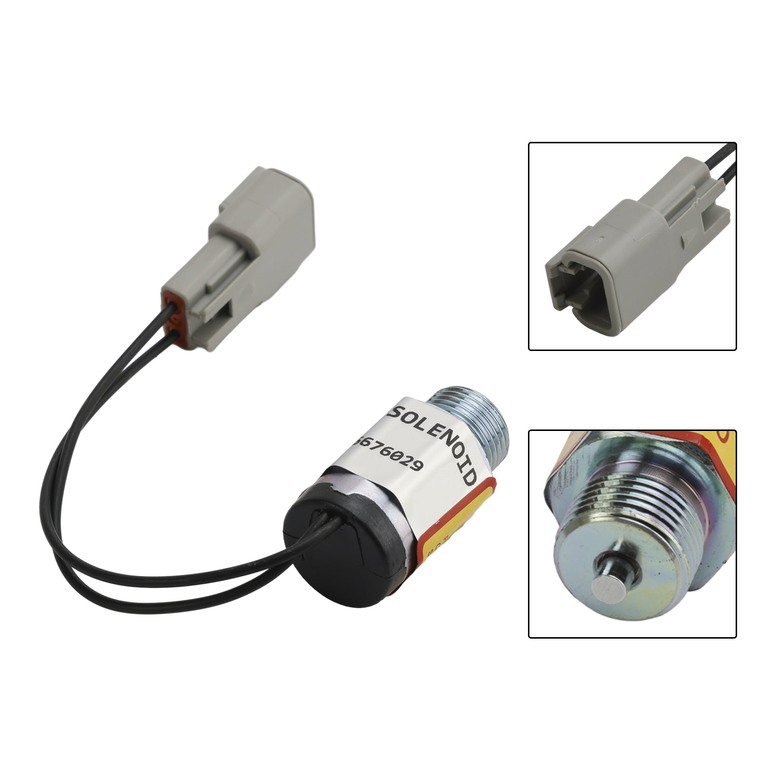 Kelan lukon solenoidi 6676029 Yhteensopiva Bobcat 751 753 763 773 863 873 883 kanssa
