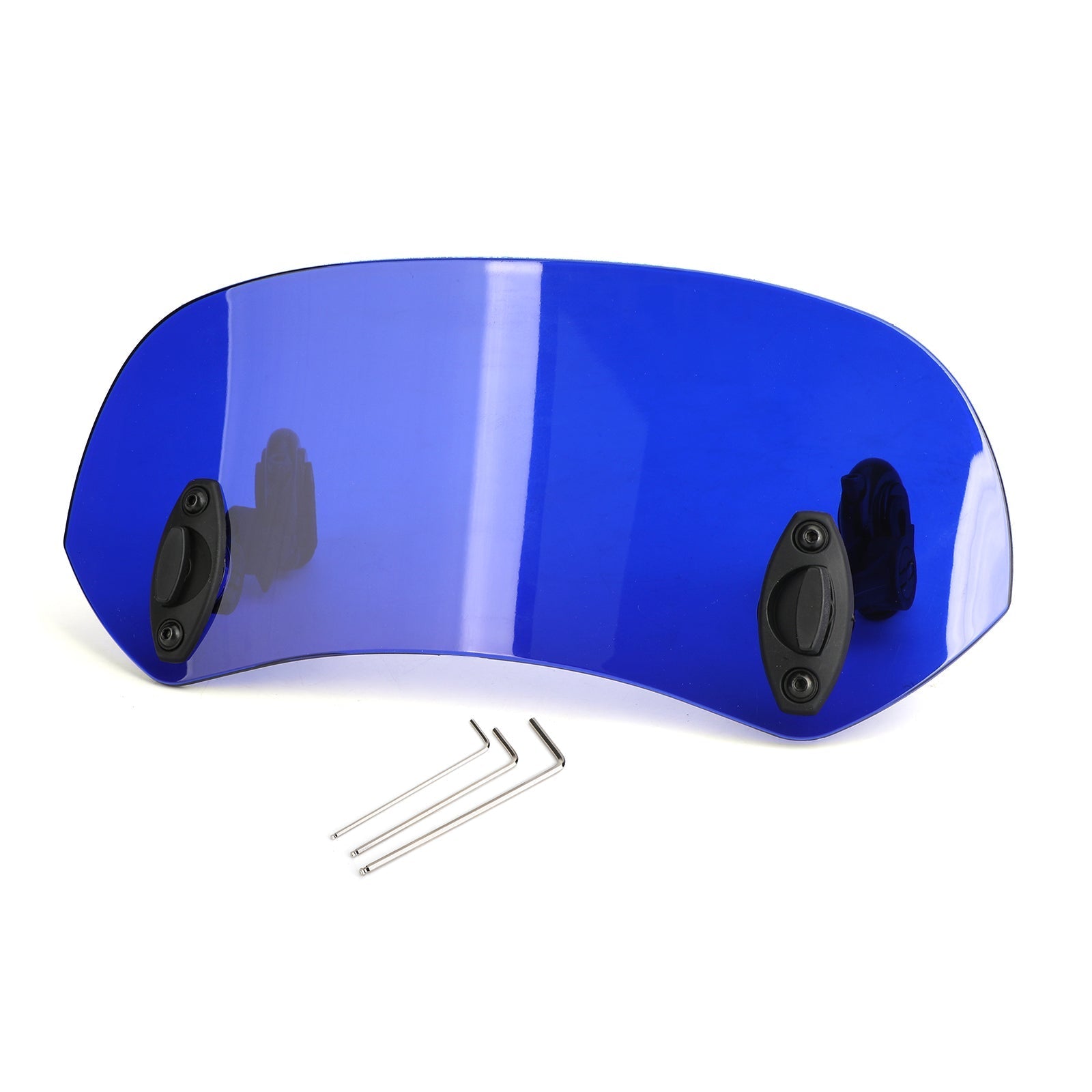 Clip regolabile in moto sul deflettore del vento di espansione del parabrezza