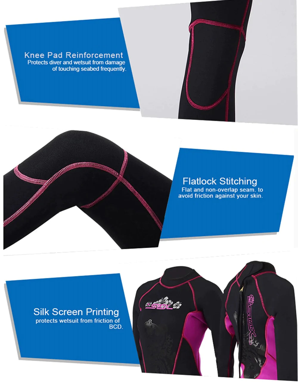 3 mm vrouwen neopreen surfcombinatie van duik full body duiken in triatlon apneu