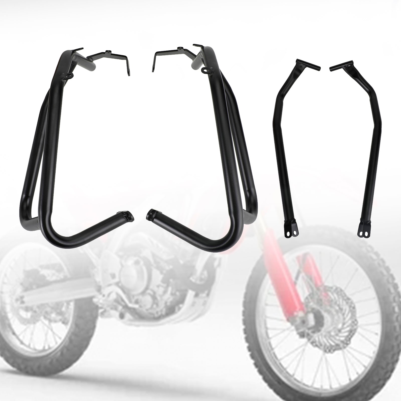 Honda Crf250 Rally 2017-2020 Protezione motore Barra di protezione superiore inferiore