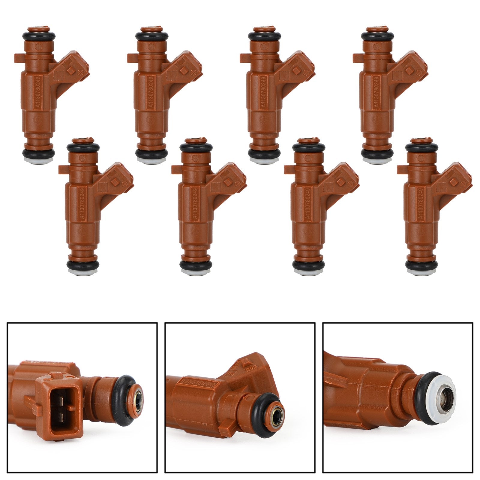 8 stuks Mercedes S500 G500 SL500 E500 CLK50 5.0L 4.3L Brandstofinjectoren 0280156016 Generiek