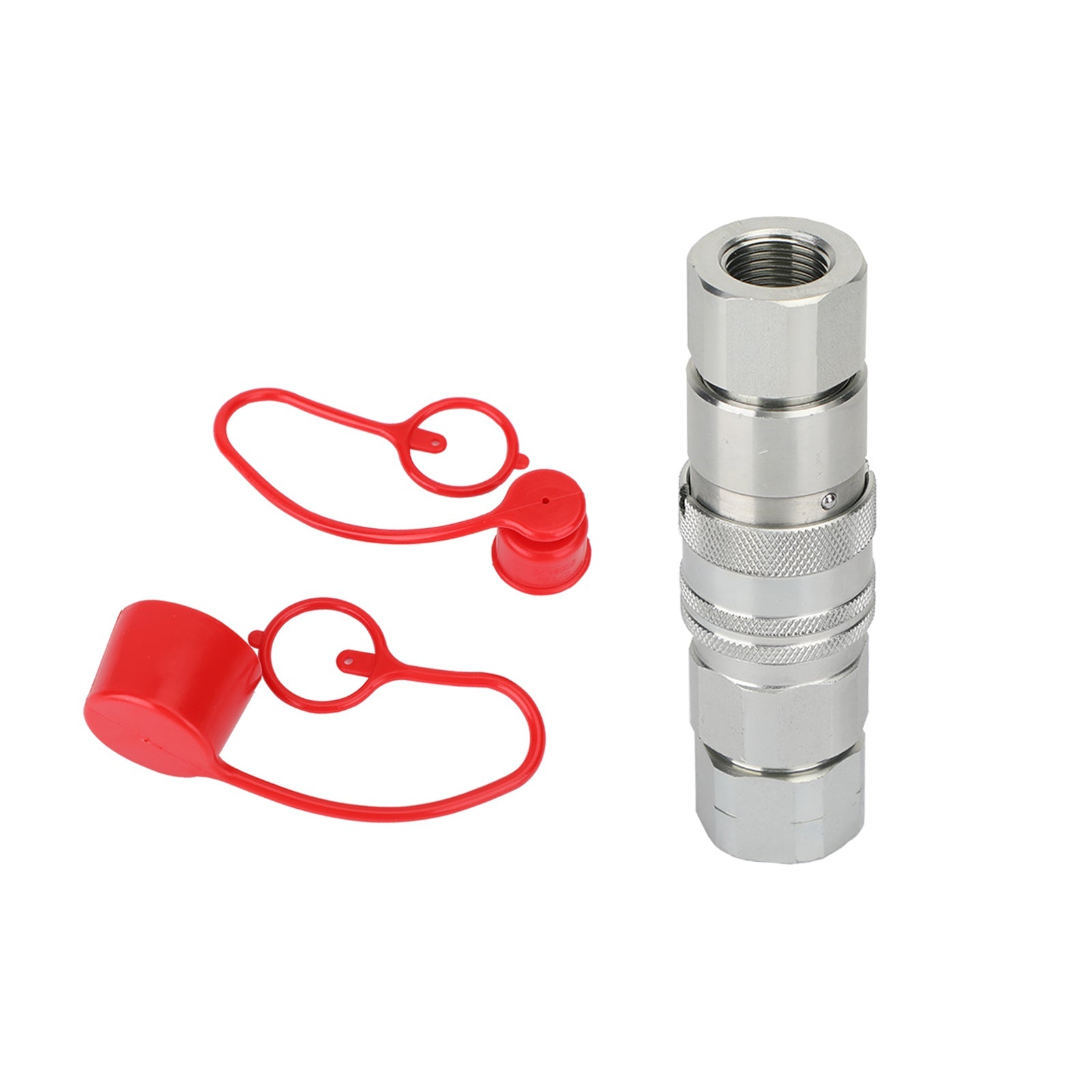 1/2" NPT-parihydraulinen tasainen pikaliitin Bobcat ISO 16028:lle