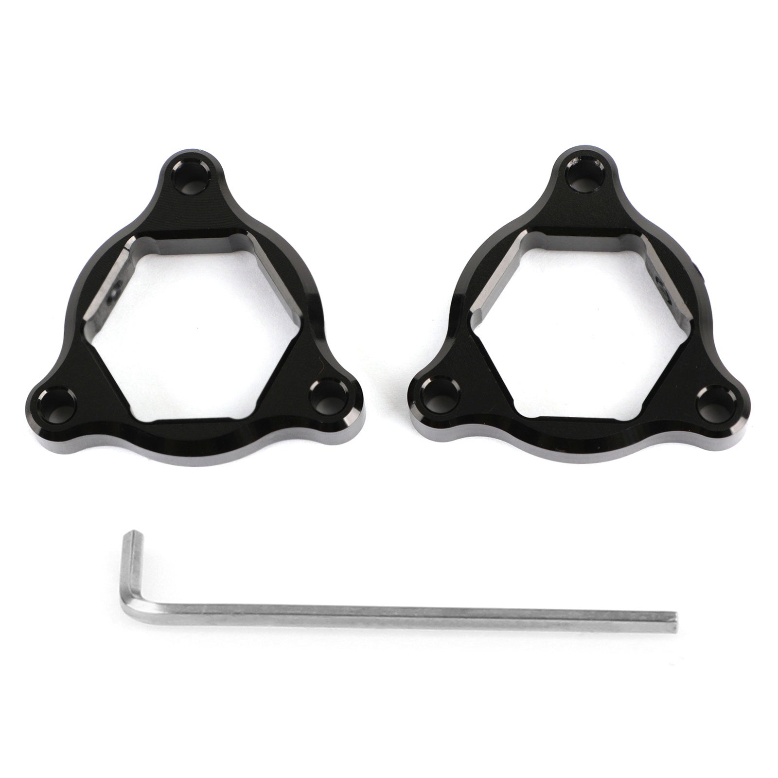 Wstępne regulatory widelca Czarne 22 MM Pasujące do Kawasaki Z1000 03-06 ZX636 Ninja 650R Generic