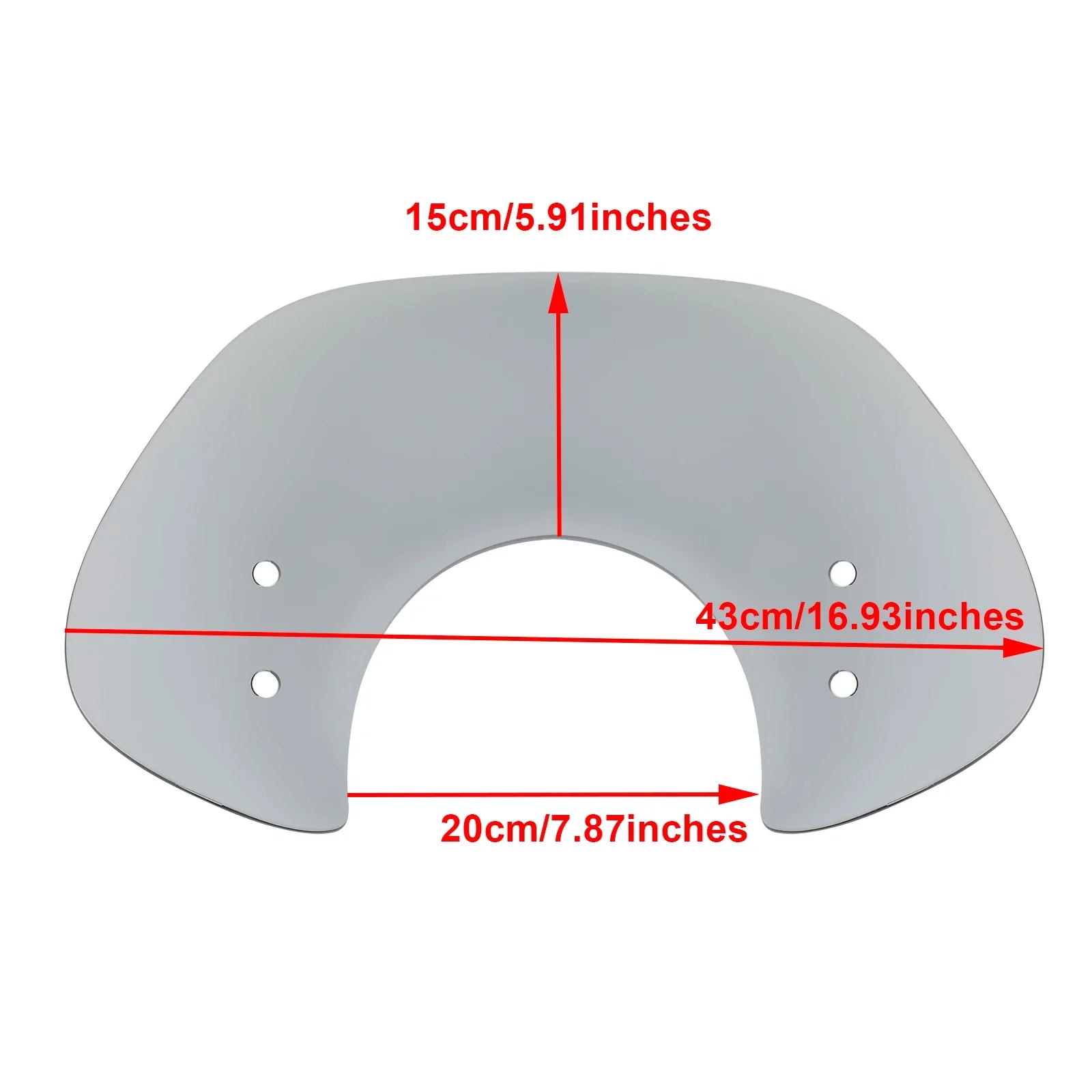 Vespa Primavera 150 2014-2021pare Kratko vetrobransko steklo