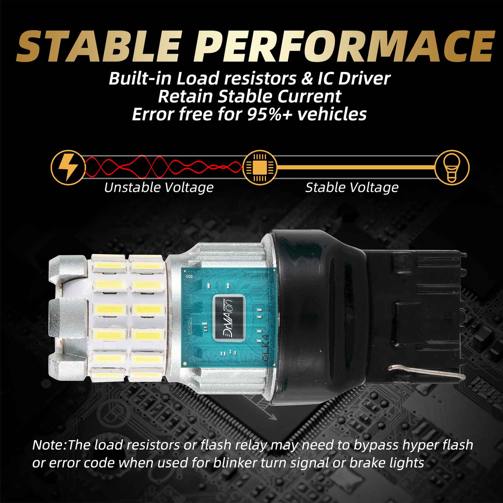 2x 1200lm a LED Canbus LED Diurne LED BIRT Generico bianco