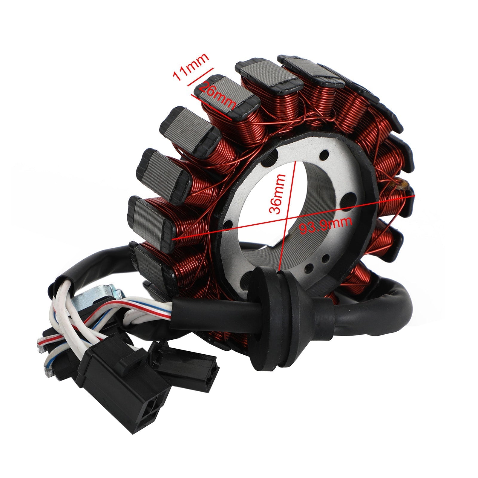 Stator d'alternateur pour Yamaha YW 125 BWS Zuma 09-15 XC125 Cygnus X 125 04-13 générique