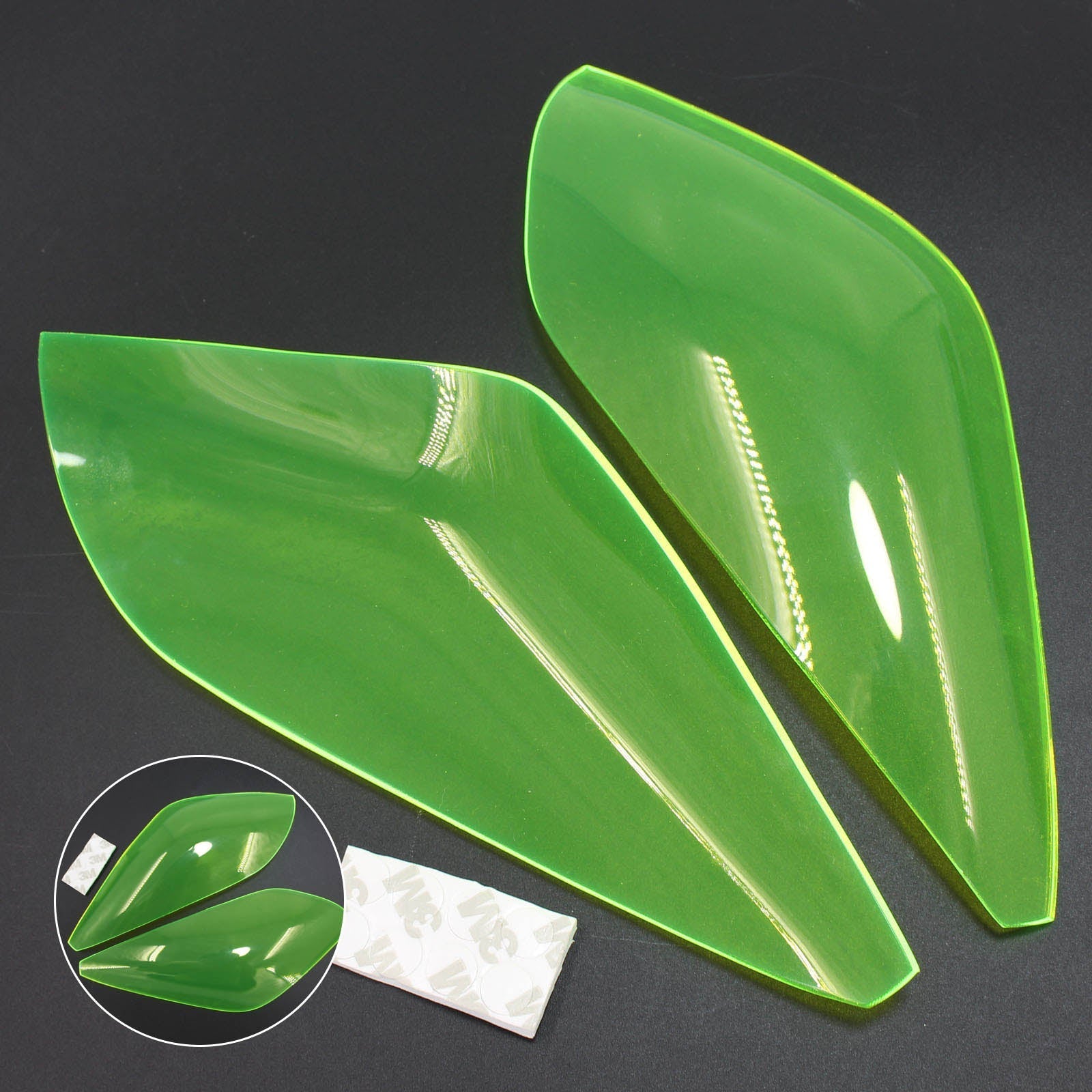 Protezione della lente del faro anteriore adatto a Yamaha MT-09 FJ 09 Tracer 16-18 ? Fumo generico