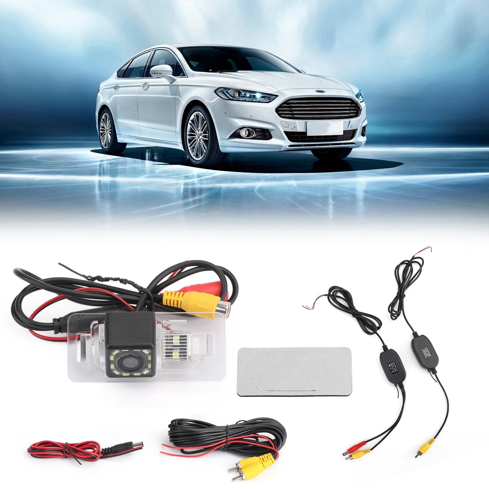 Bmw E46 E39 E70 E71 X3 X5 E60 E61 E90 E91 E92 Caméra de Recul Sans Fil 12Led