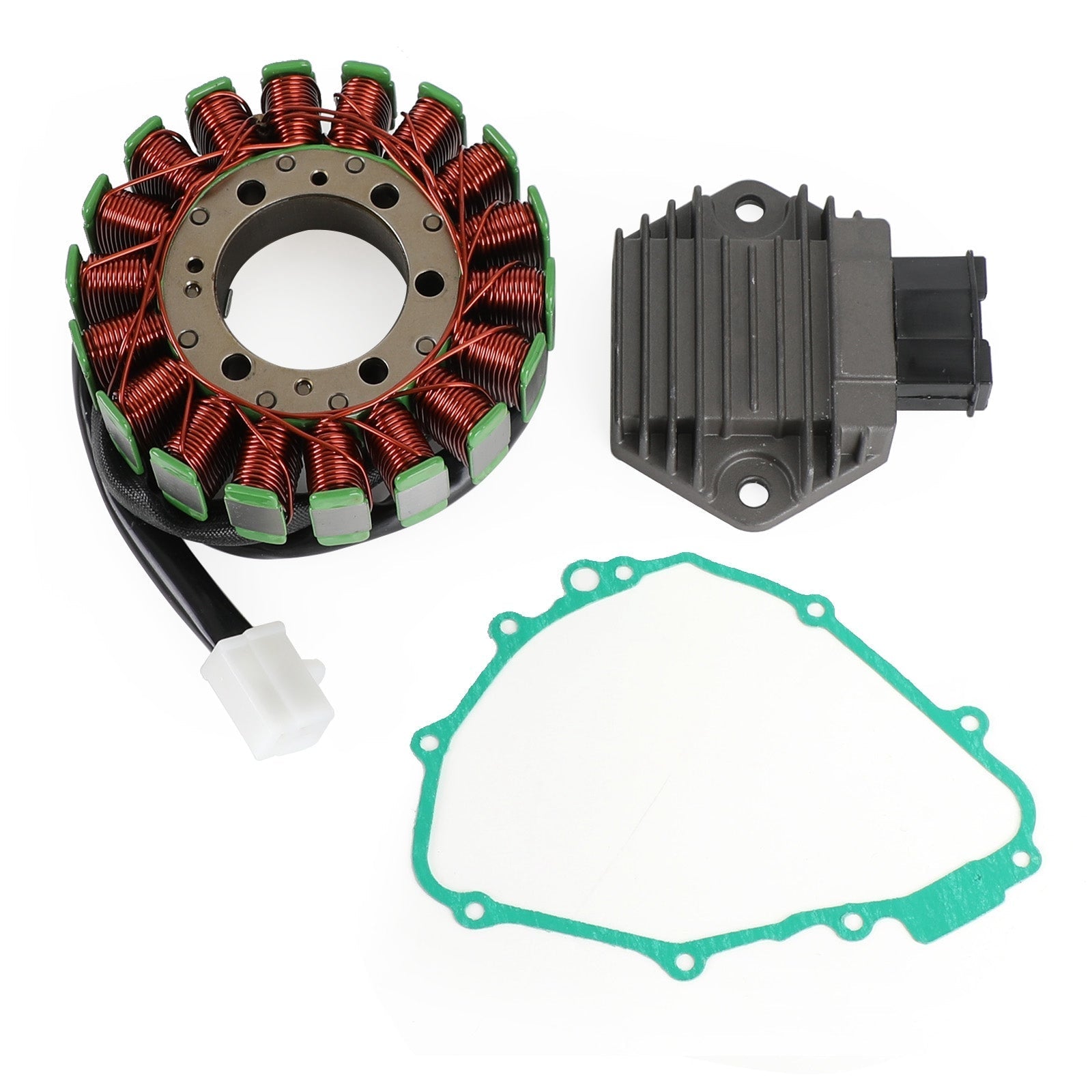 Magneto Stator + Spanningsgelijkrichter + Pakking voor Honda CB600F Hornet 2003-2006 05 04 Generiek