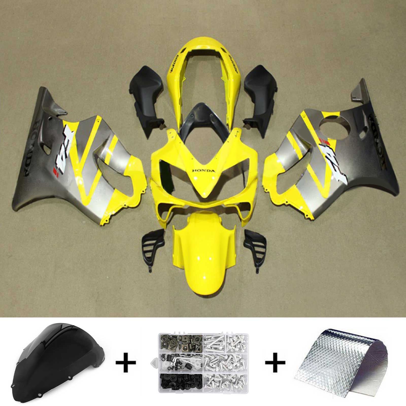 Amotopart Honda CBR600 F4i 2004-2007 ABS muovinen korin suojasarja