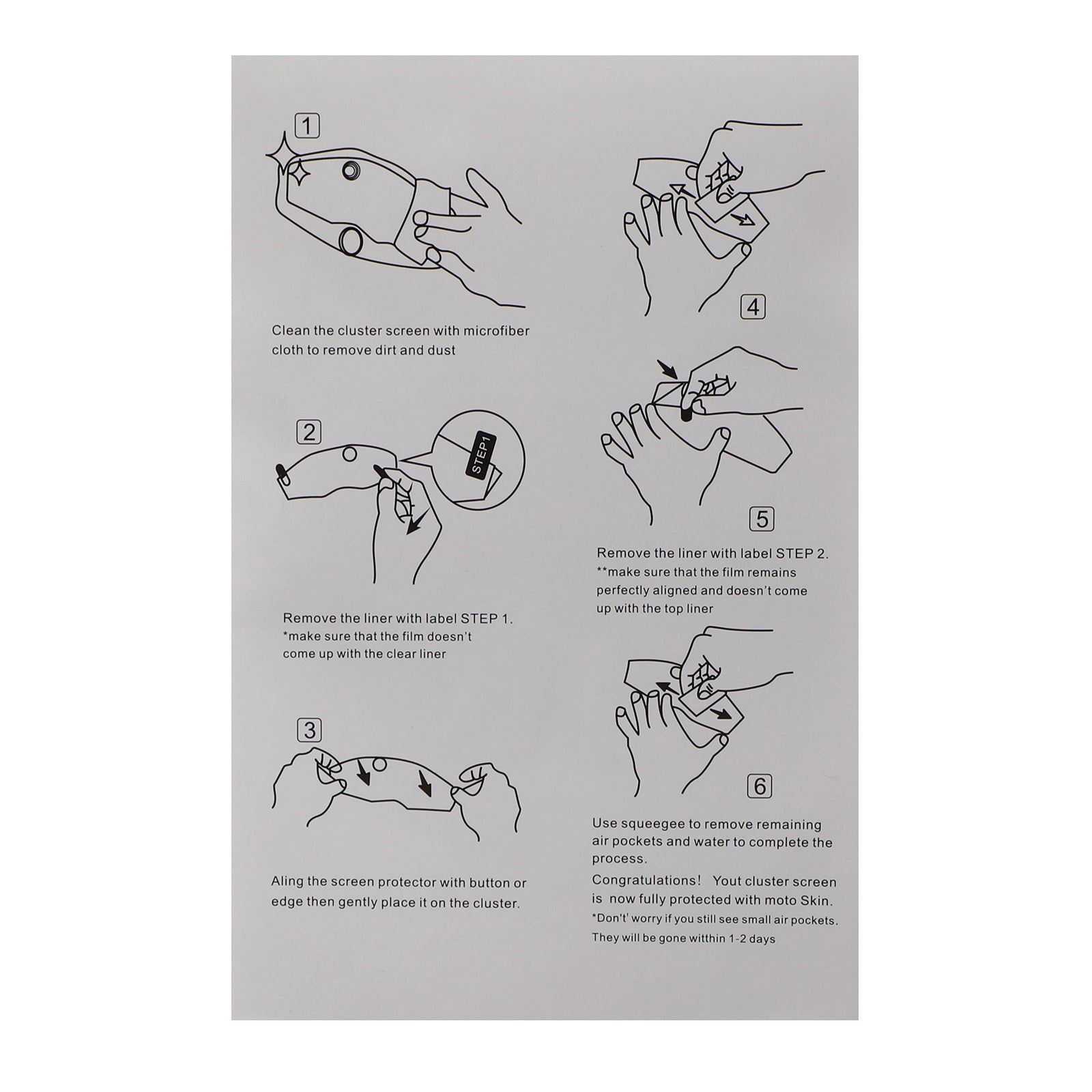 Zelo prozoren zaščitni zaslon na armaturni plošči za Vespa Primavera 150 125 Generic