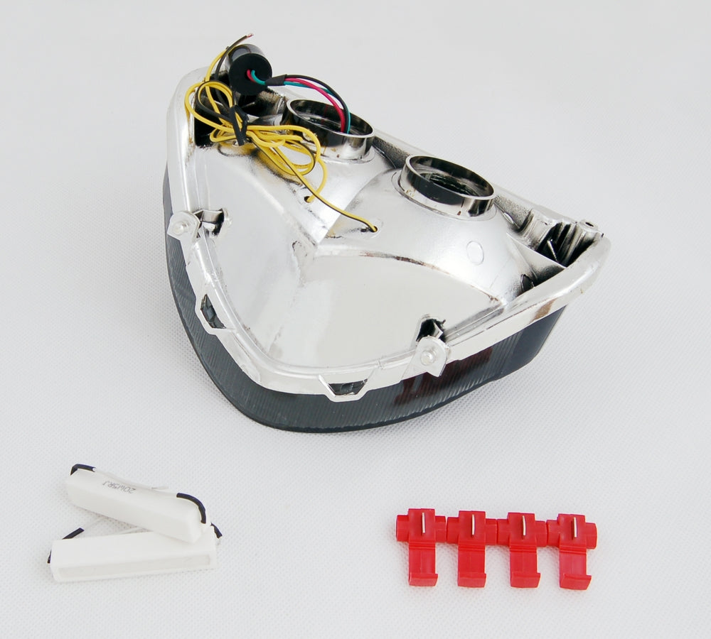 Feu arrière LED clair + clignotants pour Honda CBR929RR 2000-2001 Generic