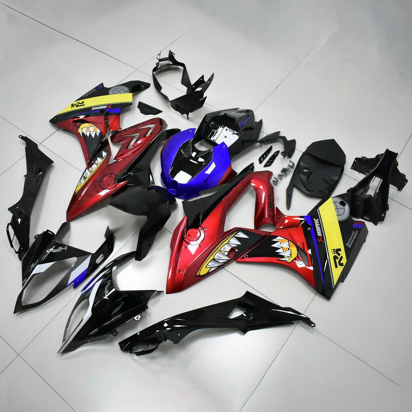 Kit carenado inyección Amotopart carrocería plástico ABS para BMW S1000RR 2017-2018 generico