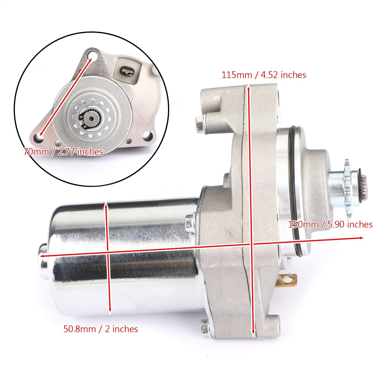 Démarreur adapté pour BOMBARDIER ATV DS90 MINI QUEST 90 4 temps 02-05 A31200-152-000 générique