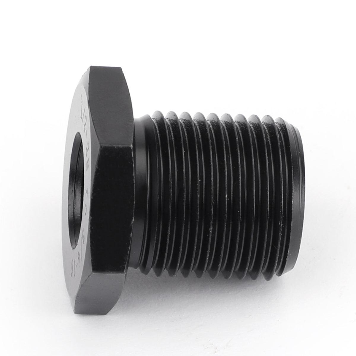 Kierteinen öljynsuodatinsovitin 1/2-28 - 3/4-16 vahvempi kuin alumiini
