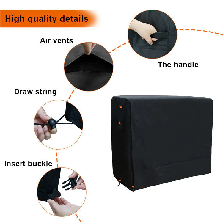 48*24*42-calowa zewnętrzna osłona stojaka do przechowywania drewna opałowego Wodoodporna ochrona przed śniegiem