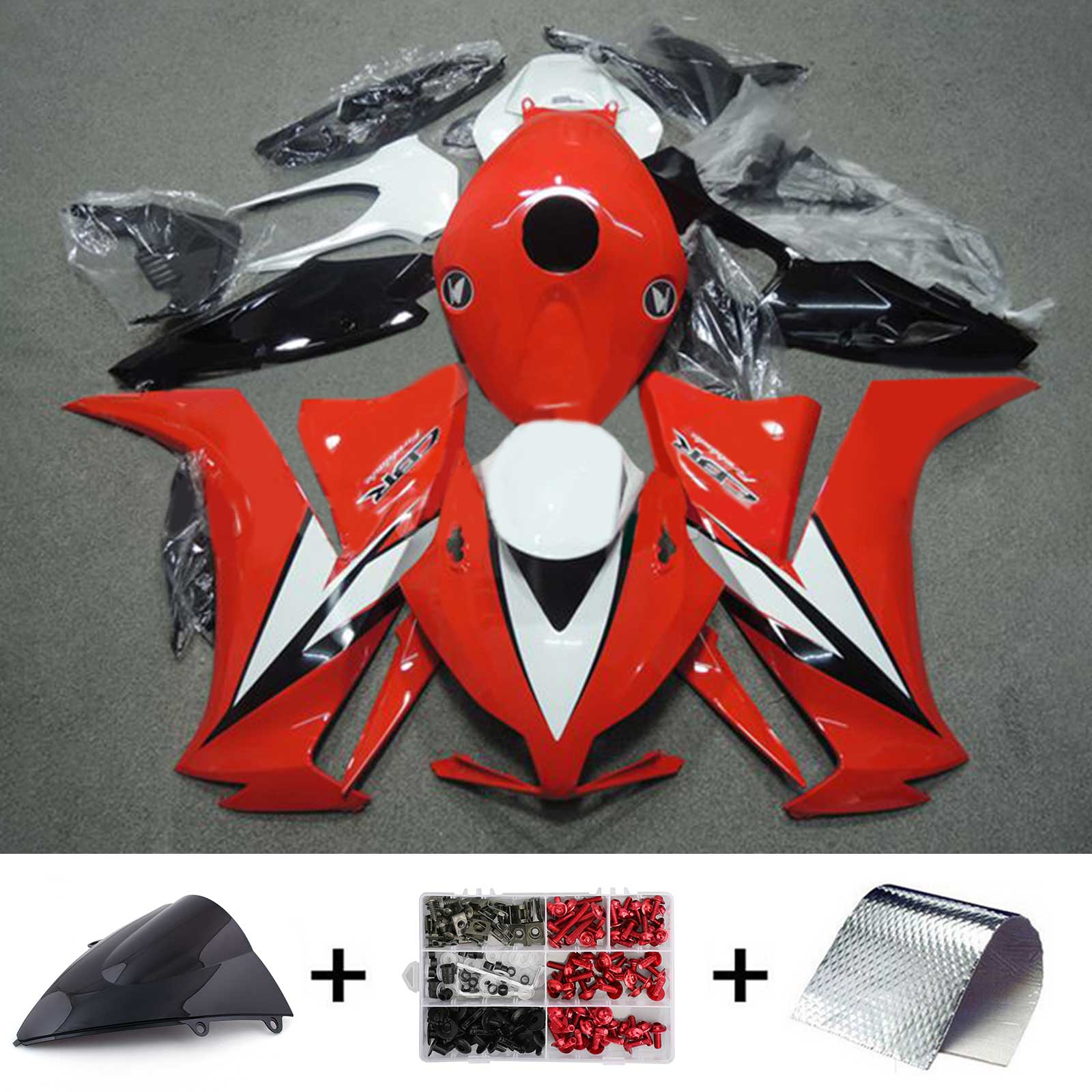 Amotopart Honda CBR1000RR 2012-2016 ABS muovinen korin suojasarja
