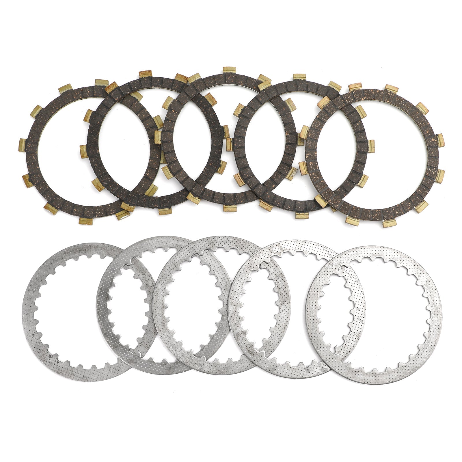 Kit Frizione e Dischi Attrito in Acciaio per Suzuki AX100 AX115 TS100 TC100 RV90 Generico