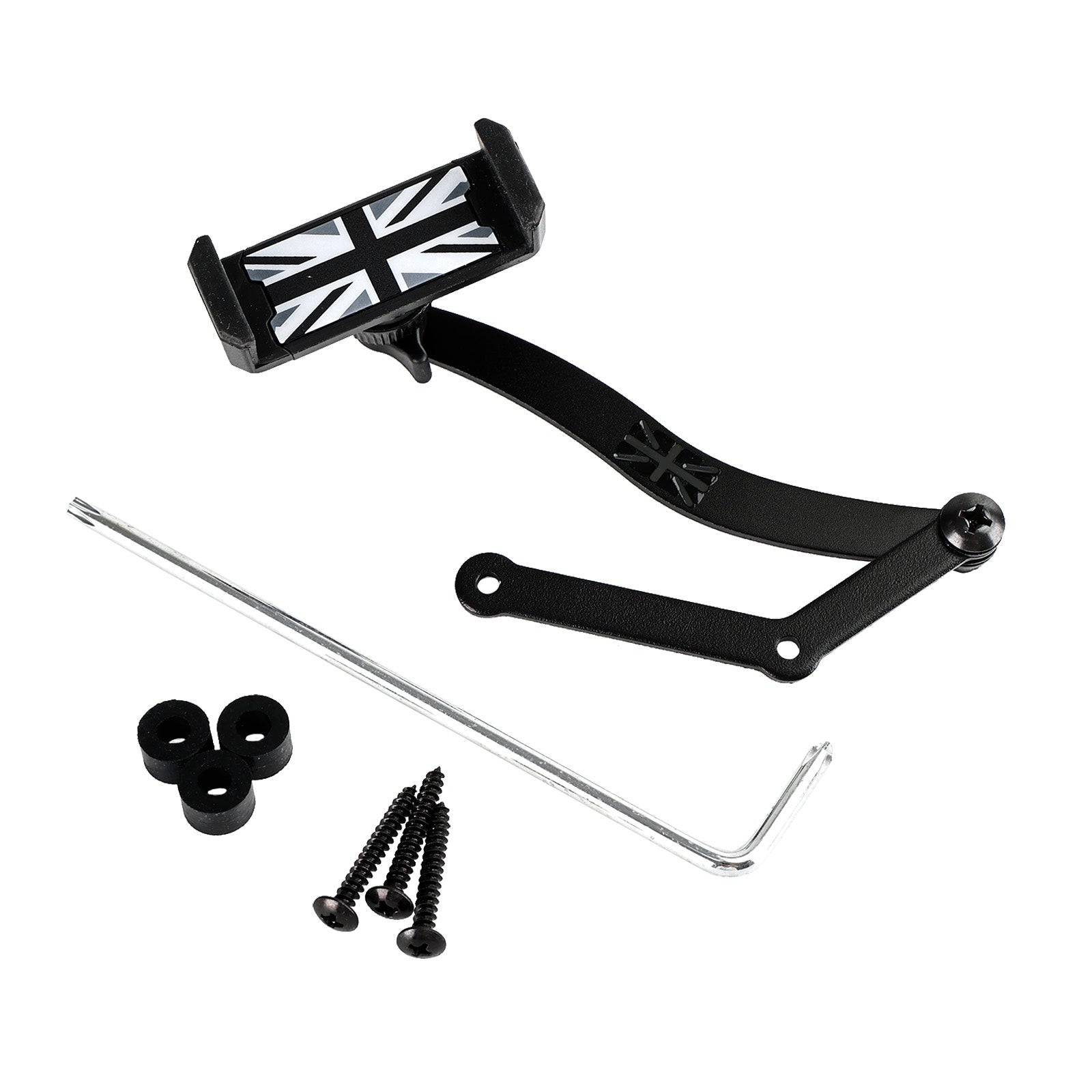 360° rotatie autotelefoonhouder voor Mini Cooper R50 R52 R53 grijs