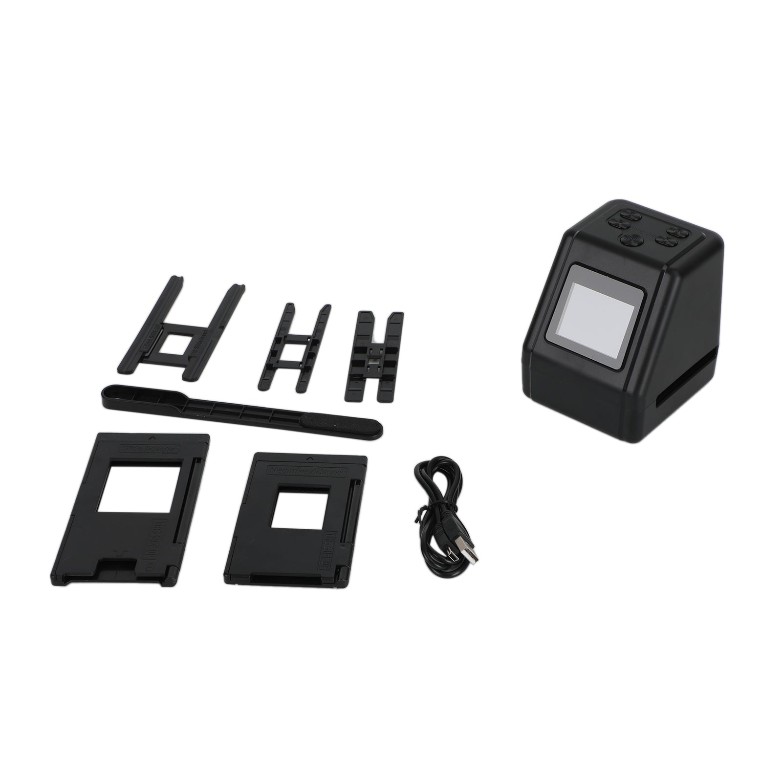 Scanner Numérique Film Et Diapositives - Écran LCD 5" - Conversion Négatifs 135, 126, 110 En JPEG 22MP - Avec Adaptateurs