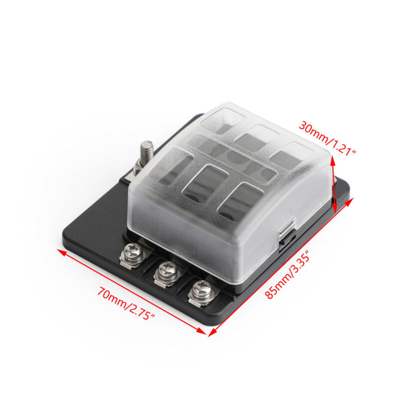 Blok LED uniwersalny bezpiecznik 2020 wskaźnik ostrza sposób 100A uchwyt 6 pudełek